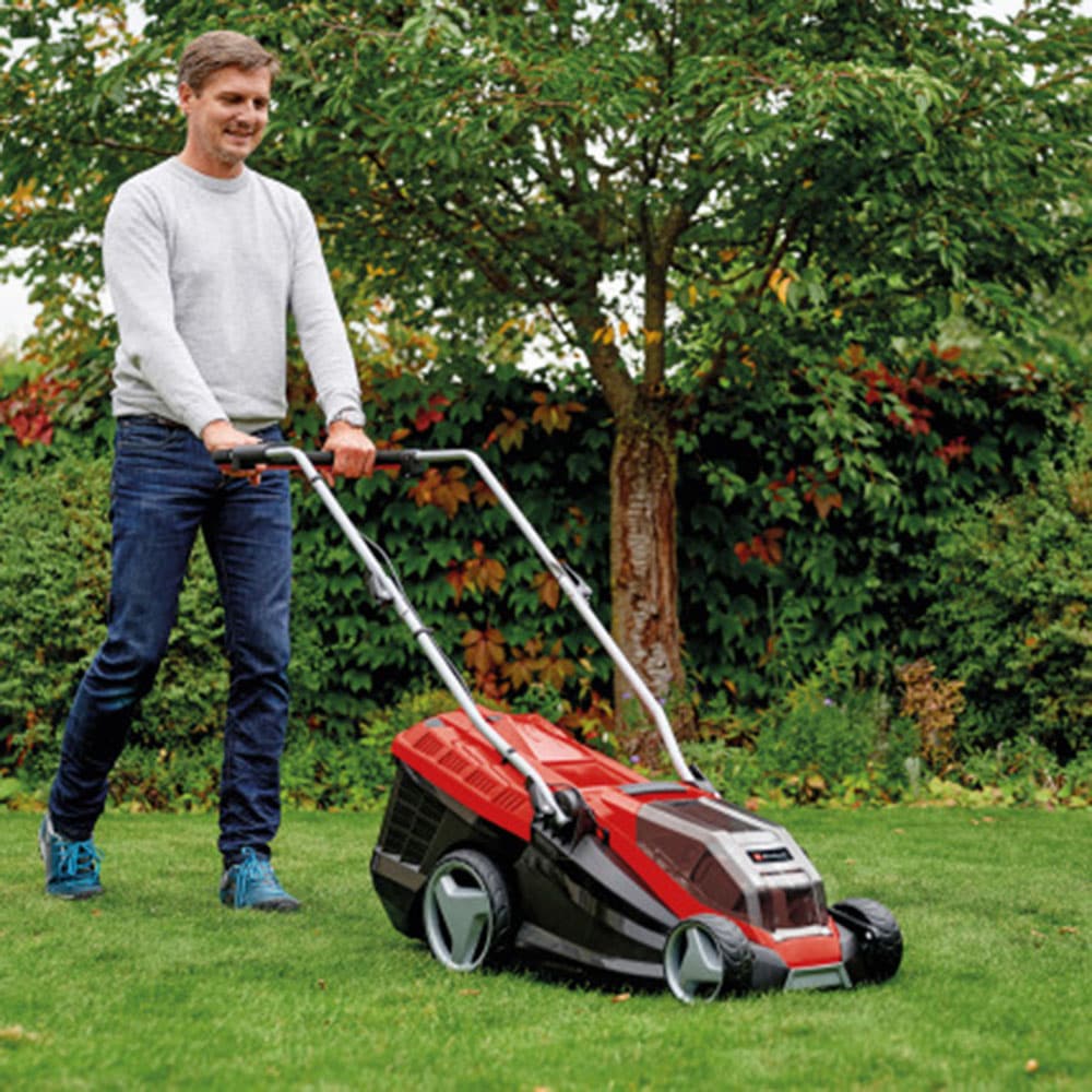Einhell Akkurasenmäher »GE-CM 36/36 Li SET«, (Set), mit 2 Akkus und Ladegerät