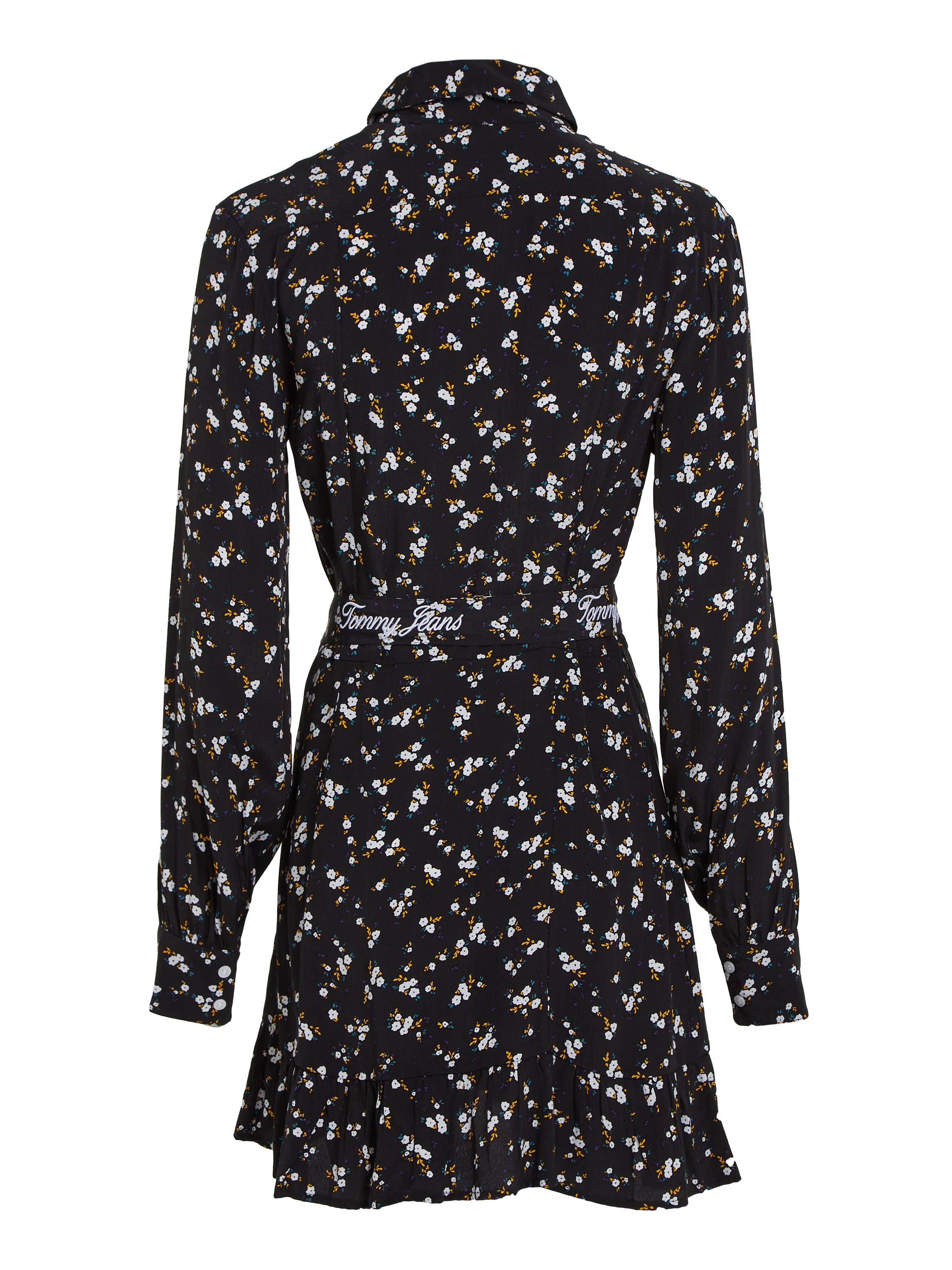 Tommy Jeans Curve Blusenkleid »TJW MINI FLORAL BELTED DRESS EXT«, Große Größen