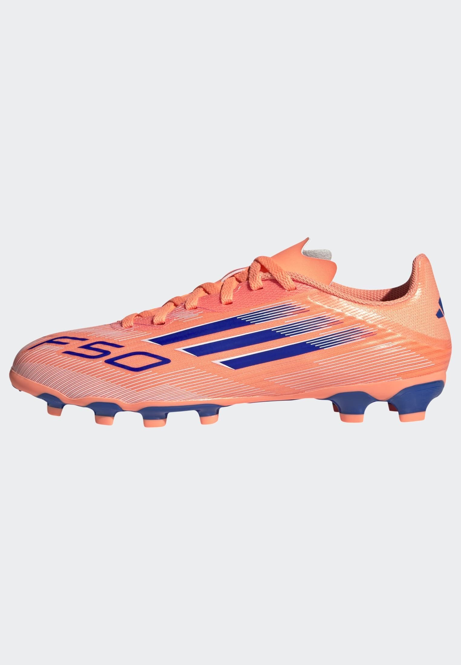 adidas Performance Fußballschuh »F50 LEAGUE MULTI-GROUND KINDER-STIEFEL«, geeignet für Rasen- und Kunstrasenplätze