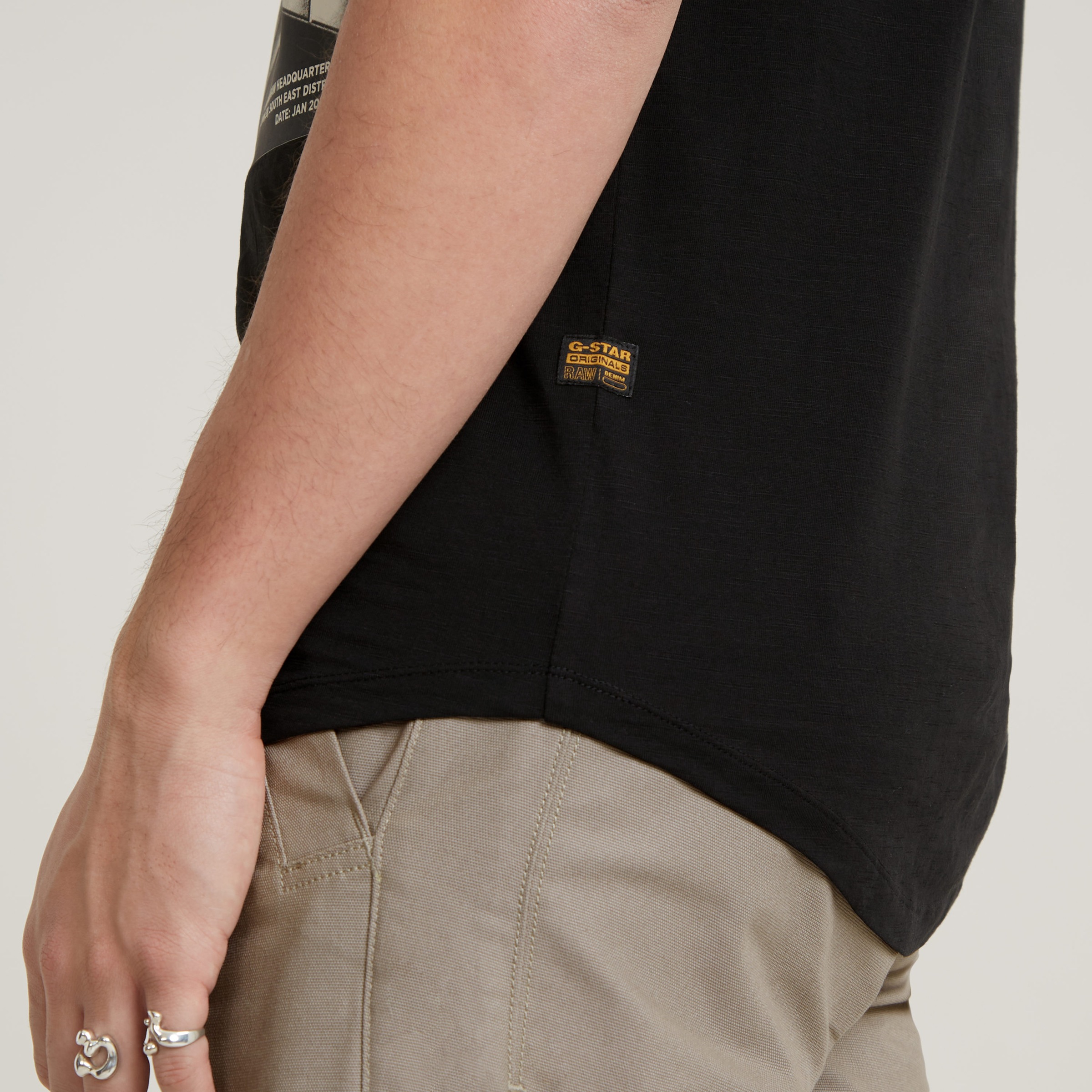 G-STAR T-Shirt »HQ oldskool logo lash r t«