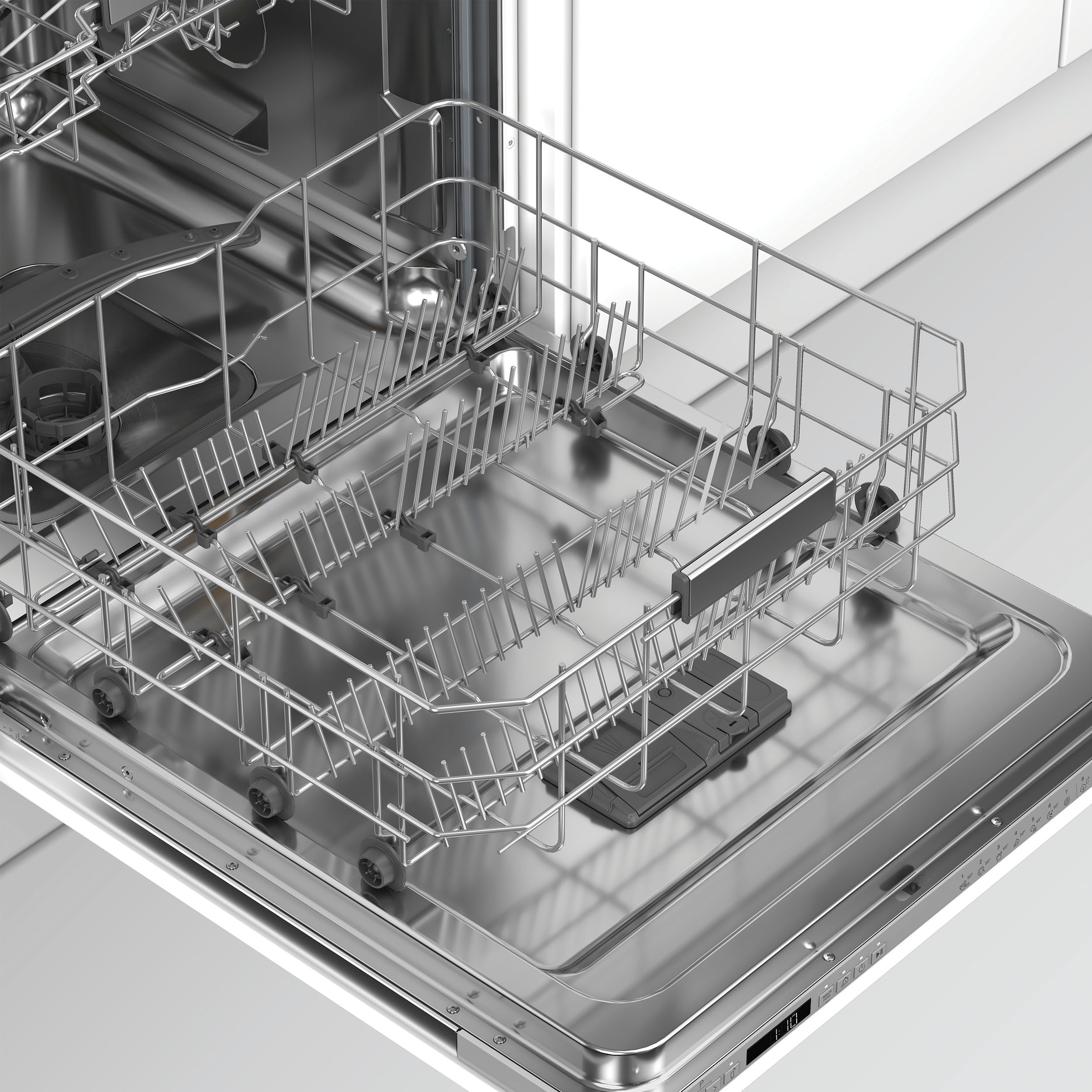 BAUKNECHT vollintegrierbarer Geschirrspüler »OBIC Ecosilent2 9760« 9,5 l 14 tlg. Maßgedecke ActiveDry – automatische Türöffnung für bessere Trockungsergebnisse