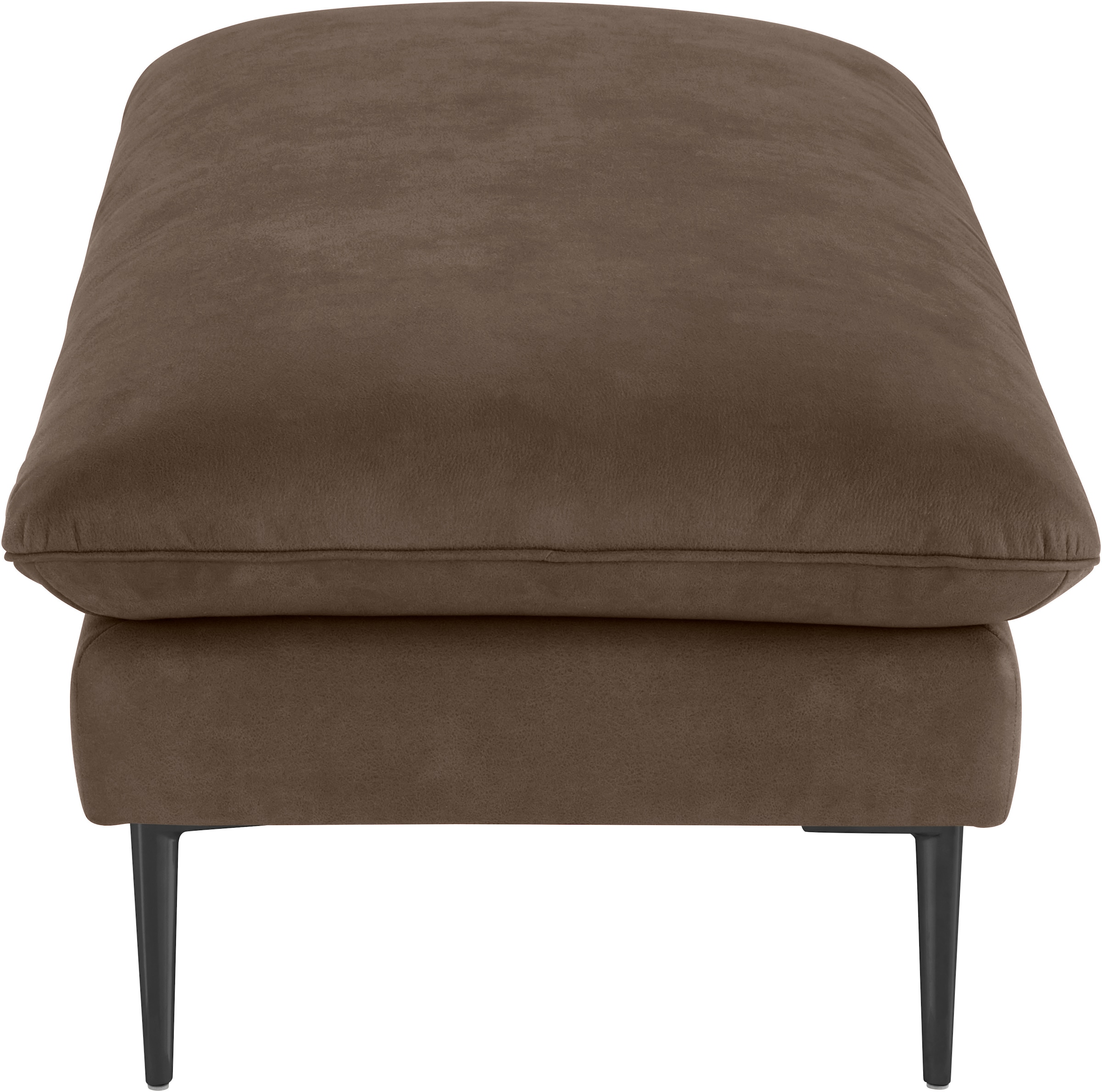 W.SCHILLIG Hocker »enjoy&MORE«, Füße schwarz pulverbeschichtet, Breite 151 cm