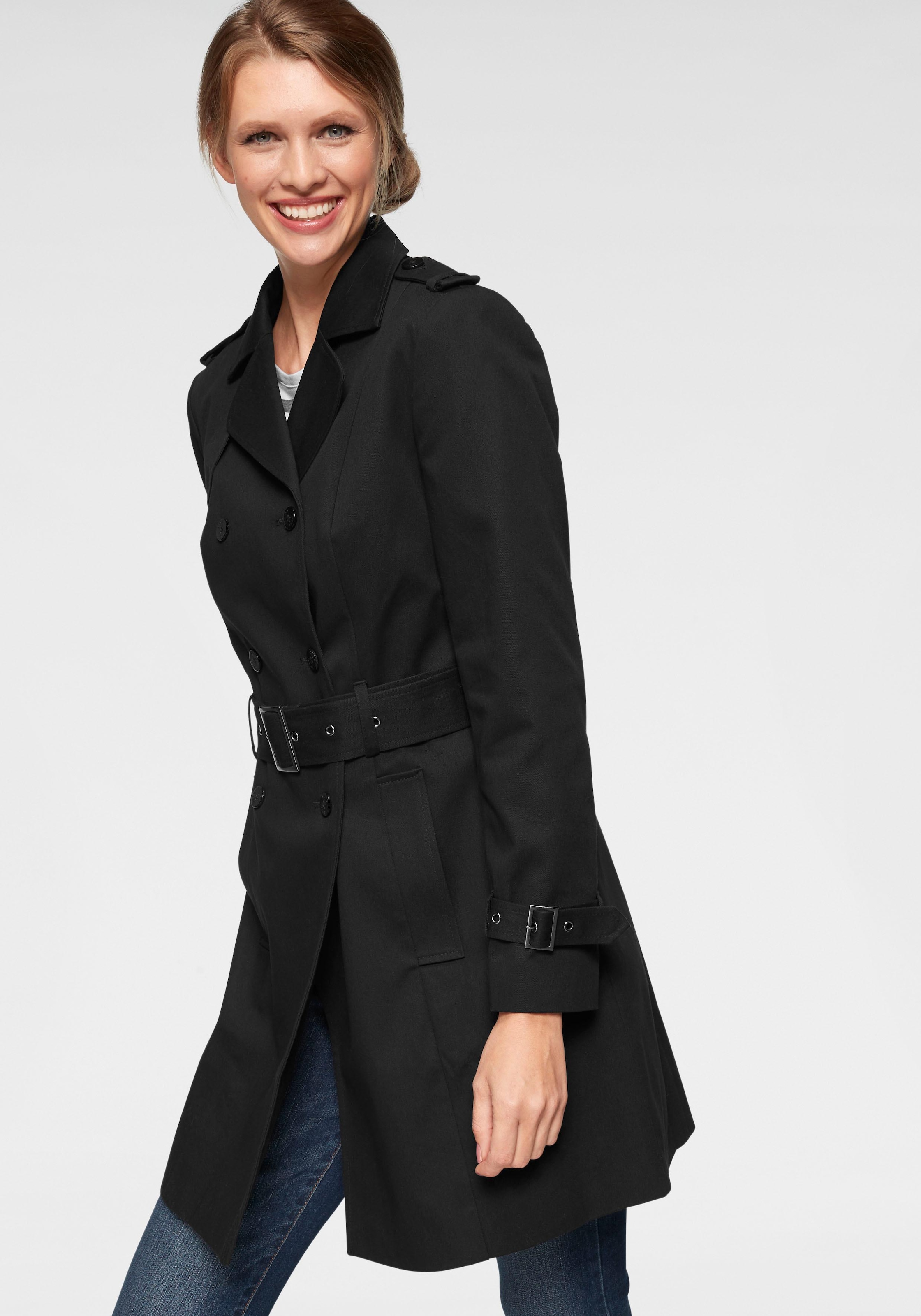 Aniston CASUAL Trenchcoat, mit Gürtel zum Regulieren