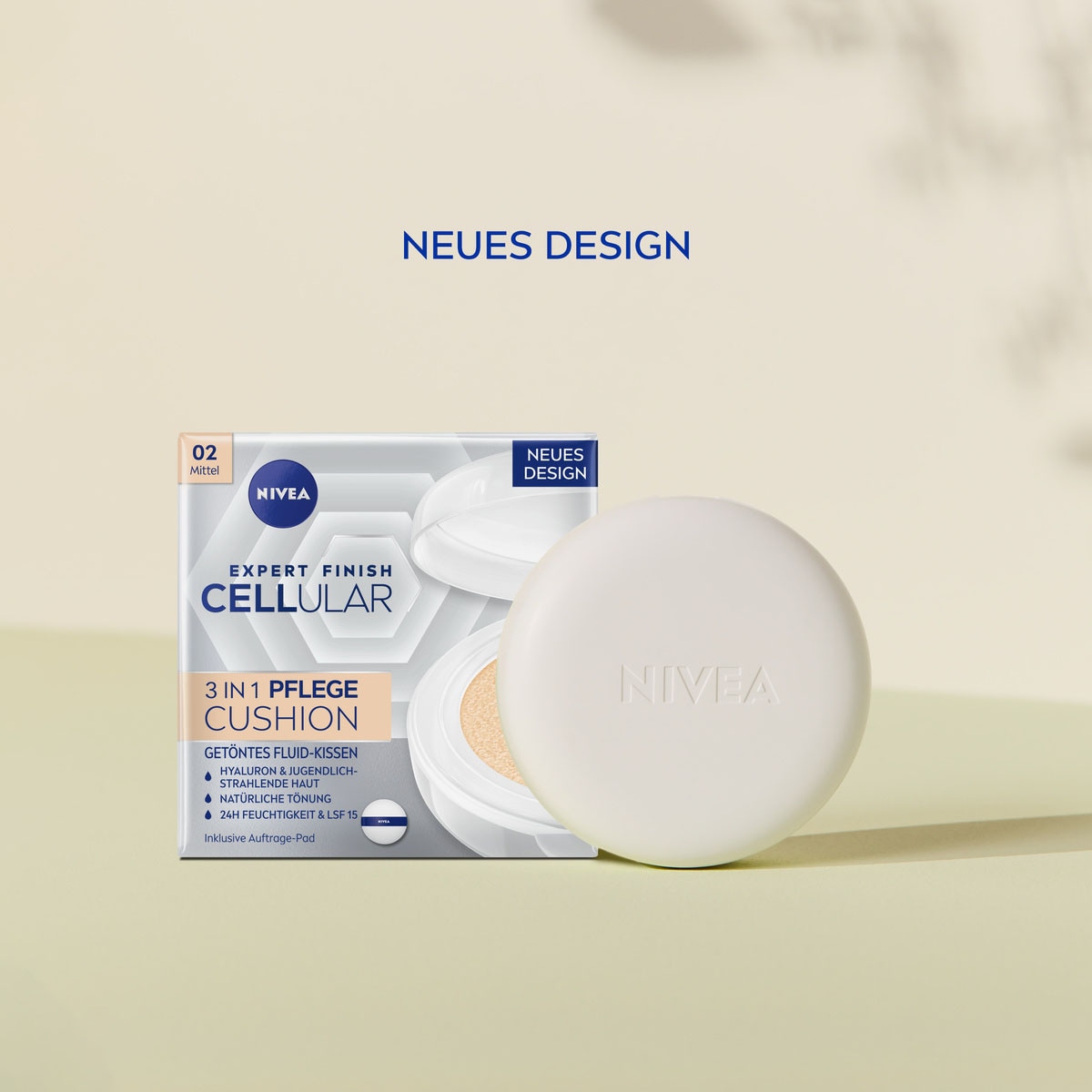 Nivea Foundation »CELLULAR Expert Finish 3in1 Pflege Cushion«