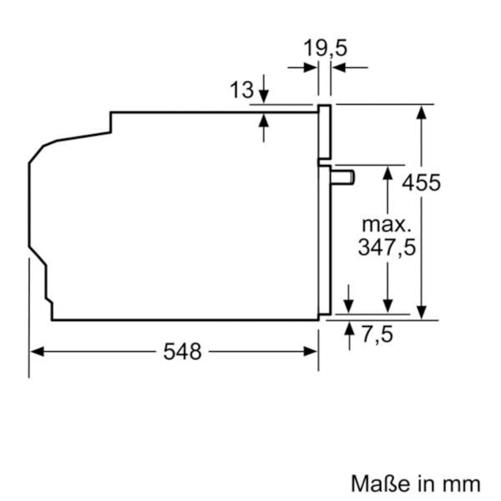 SIEMENS Backofen mit Mikrowelle »CM636GNS1«, CM636GNS1