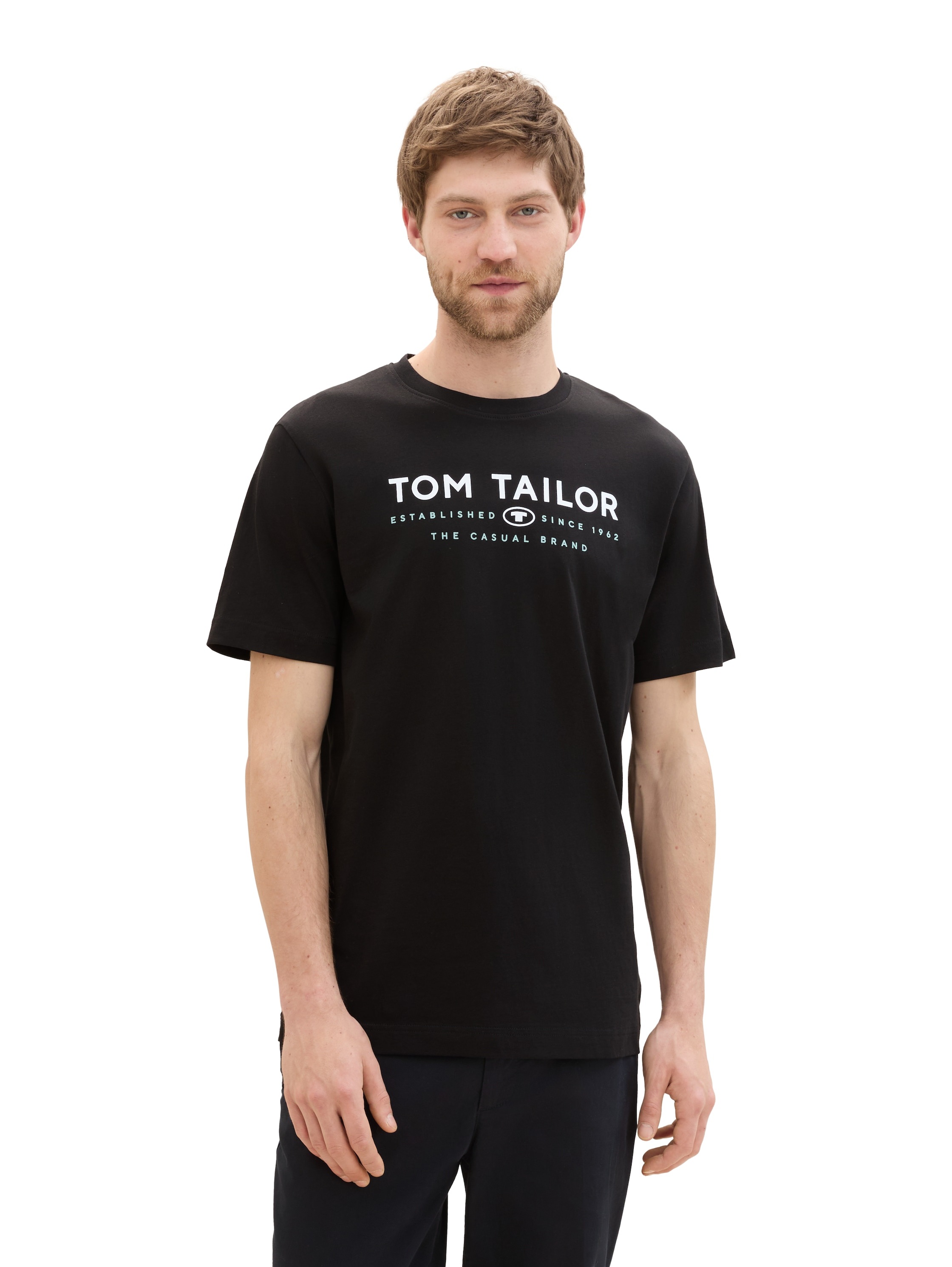 TOM TAILOR Print-Shirt, mit Logo Print