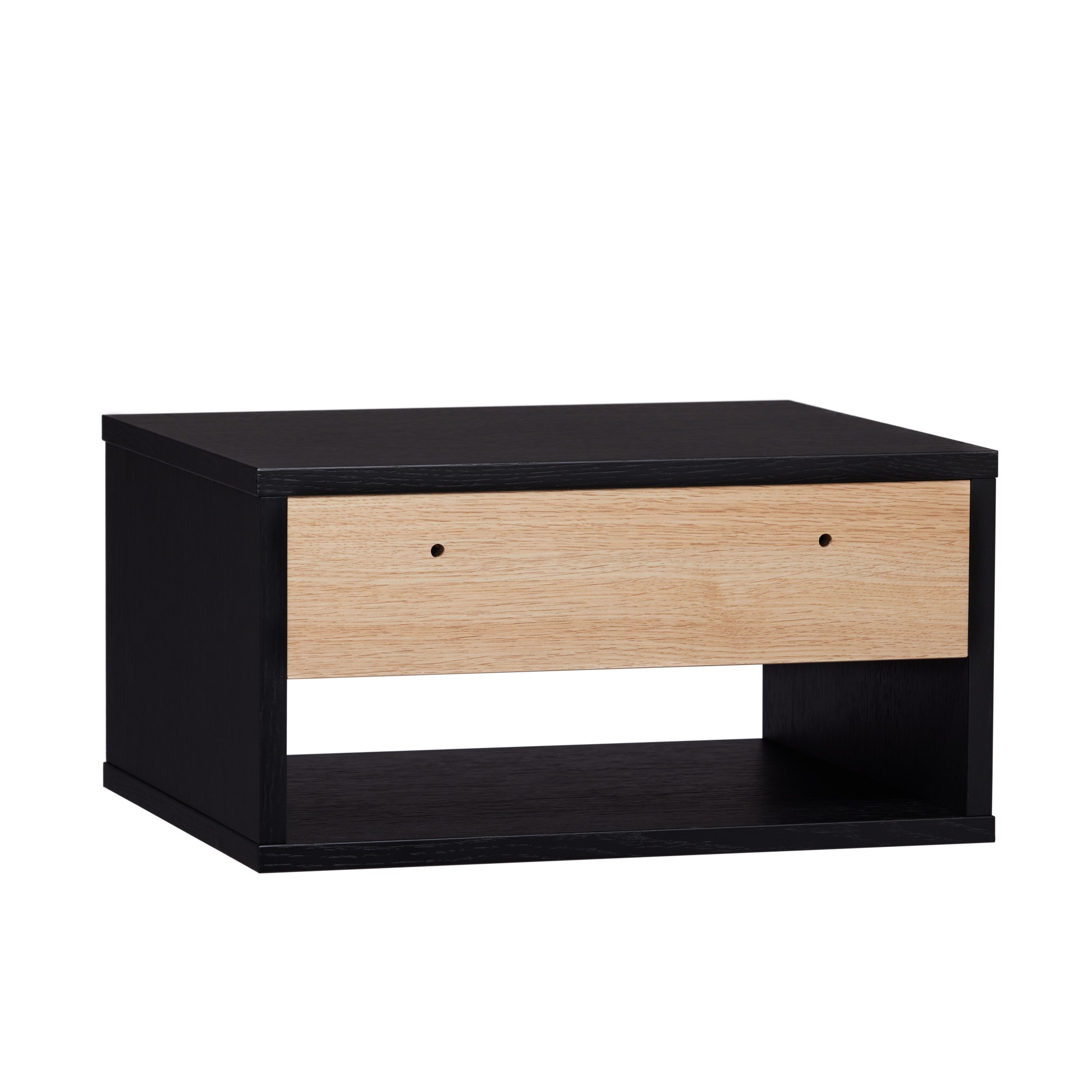 Woodman Nachttisch »Stripe Nako, Nachtkommode«, mit Echtholzfurnier aus Eiche, Breite 42, 8 cm, mit 1 Schublade