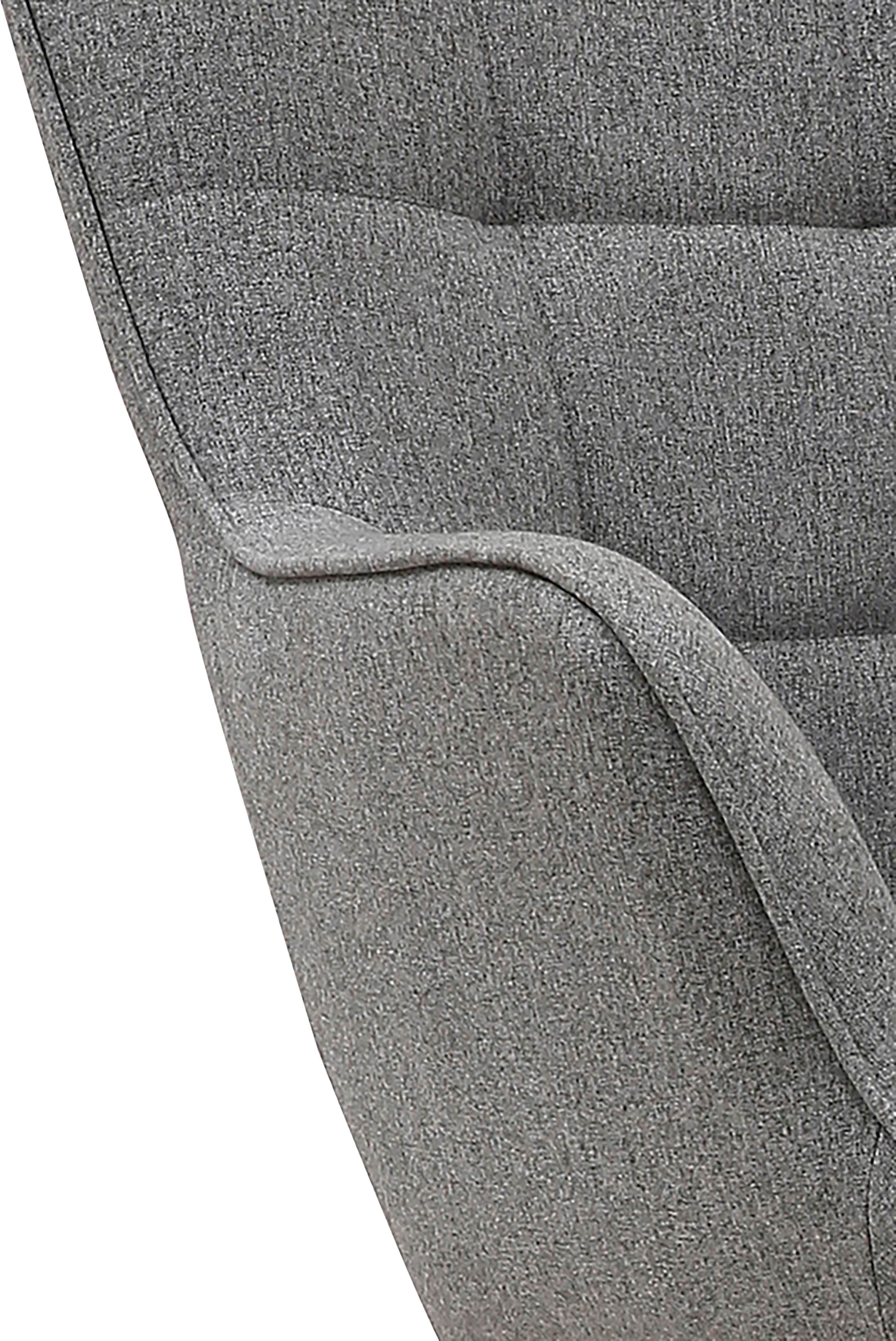 Homexperts Schaukelsessel »Rocky«, moderne Metallbeine mit Holzkufe, in Webstoff oder Cord erhältlich