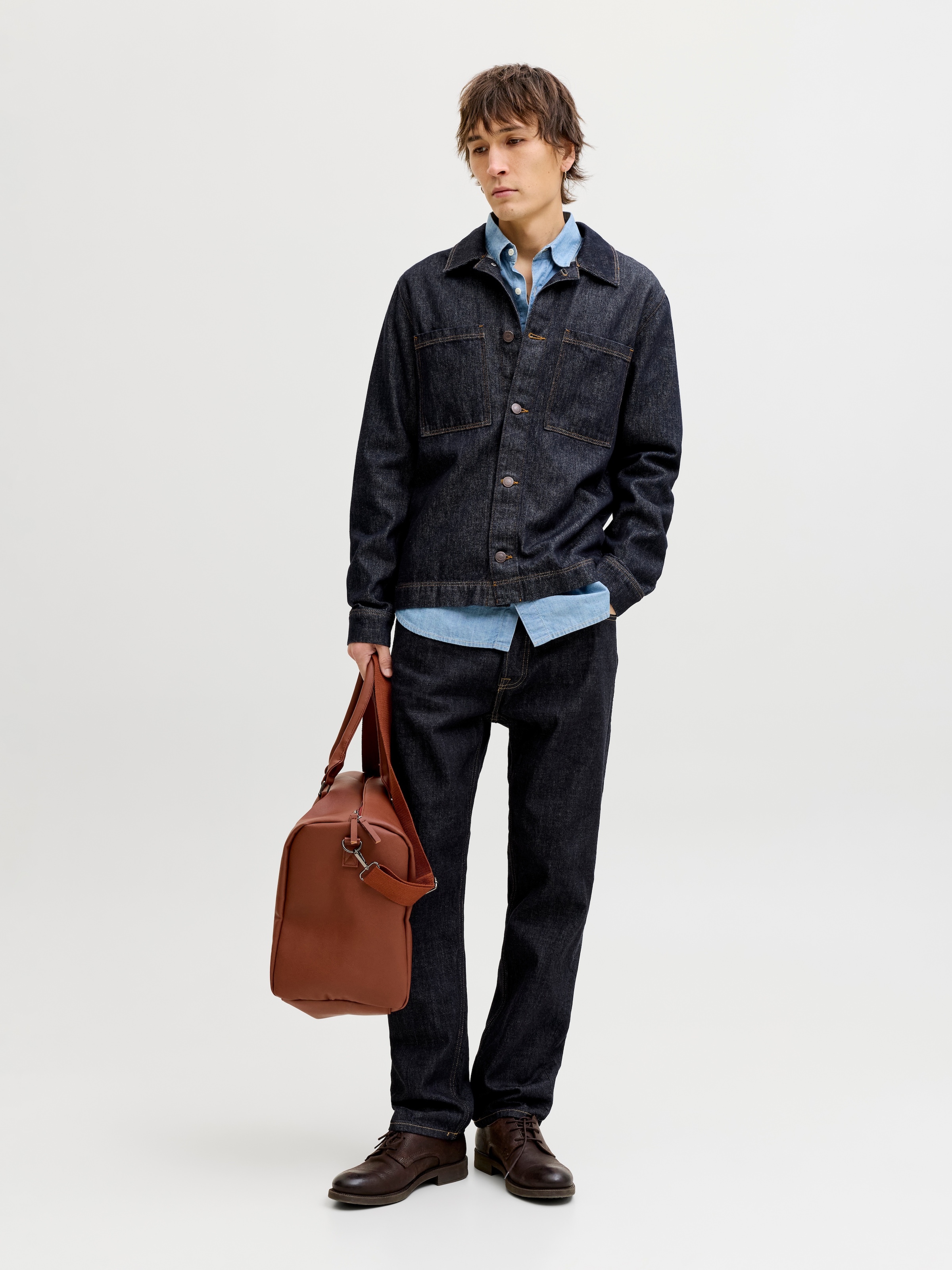 Jack & Jones Loose-fit-Jeans »JJICHRIS JJORIGINAL SBD 921 SN« Baumwolle, loose fit