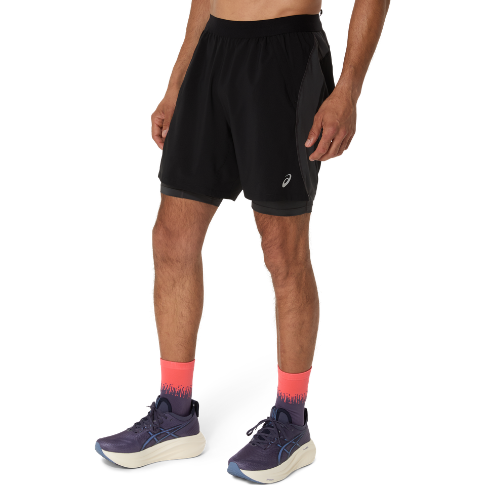 Asics Laufshorts »ROAD 2-N-1 7IN SHORT«  ACTIBREEZE™ Technologie, Schnelltrocknend, Atmungsaktiv