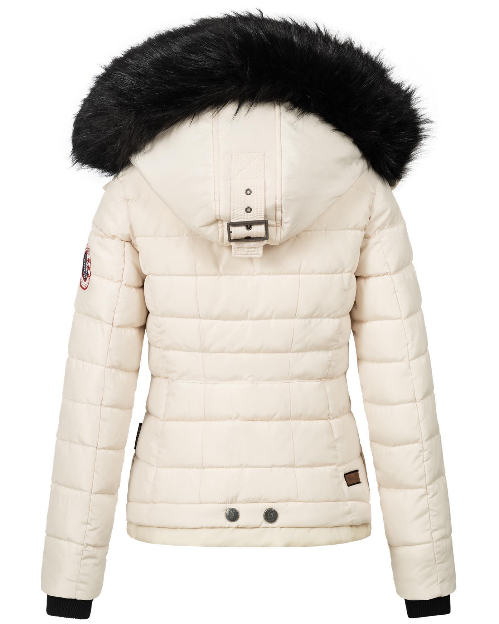 Navahoo Steppjacke »Navahoo Chloe warme Damen Winter Jacke Parka Mantel Stepp Kurzjacke gefüttert NEU B301«