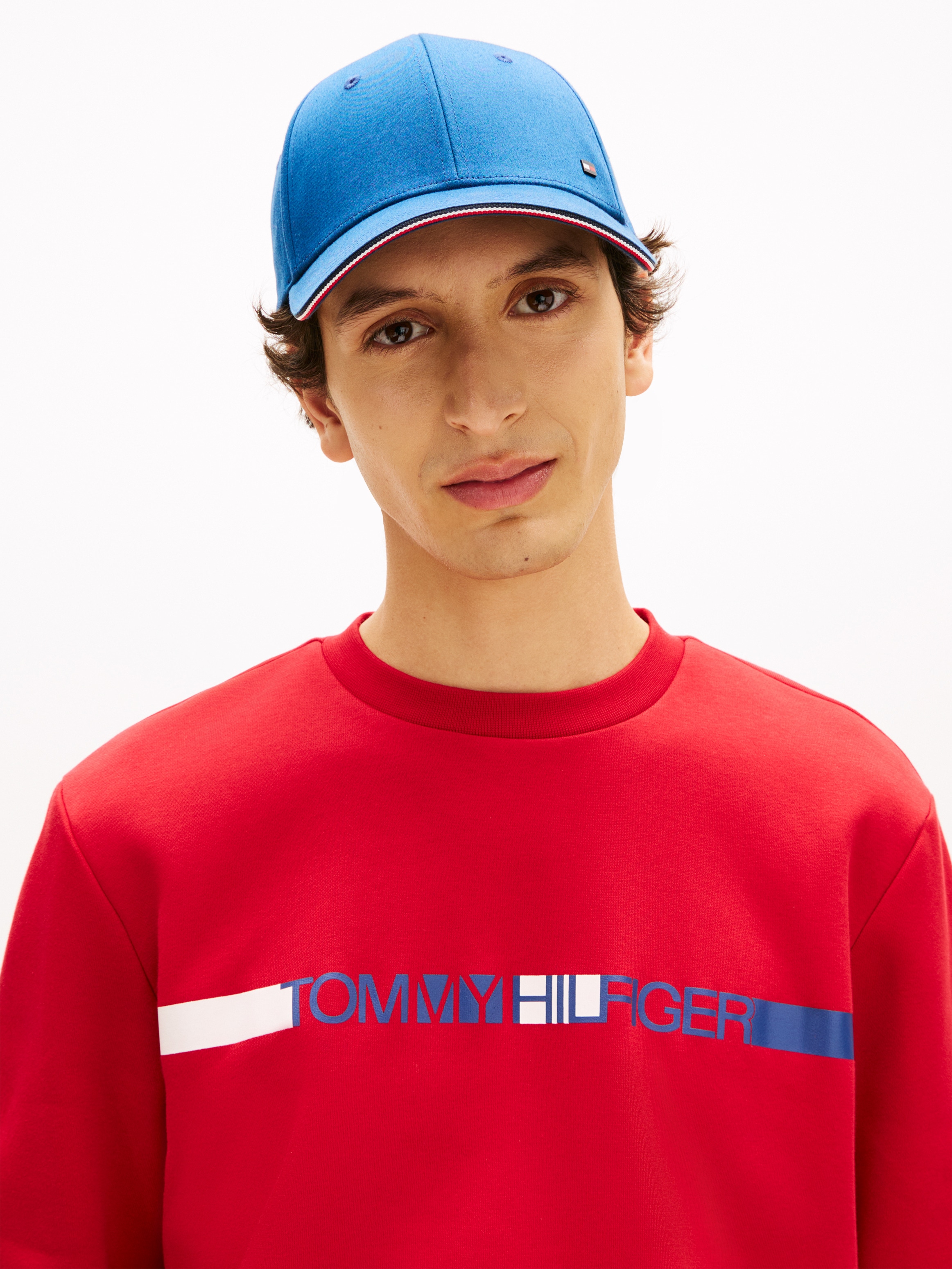 Tommy Hilfiger Baseball Cap »TH CORPORATE COTTON 6 PANEL CAP« mit dezentem Logo-Pin über dem Schild