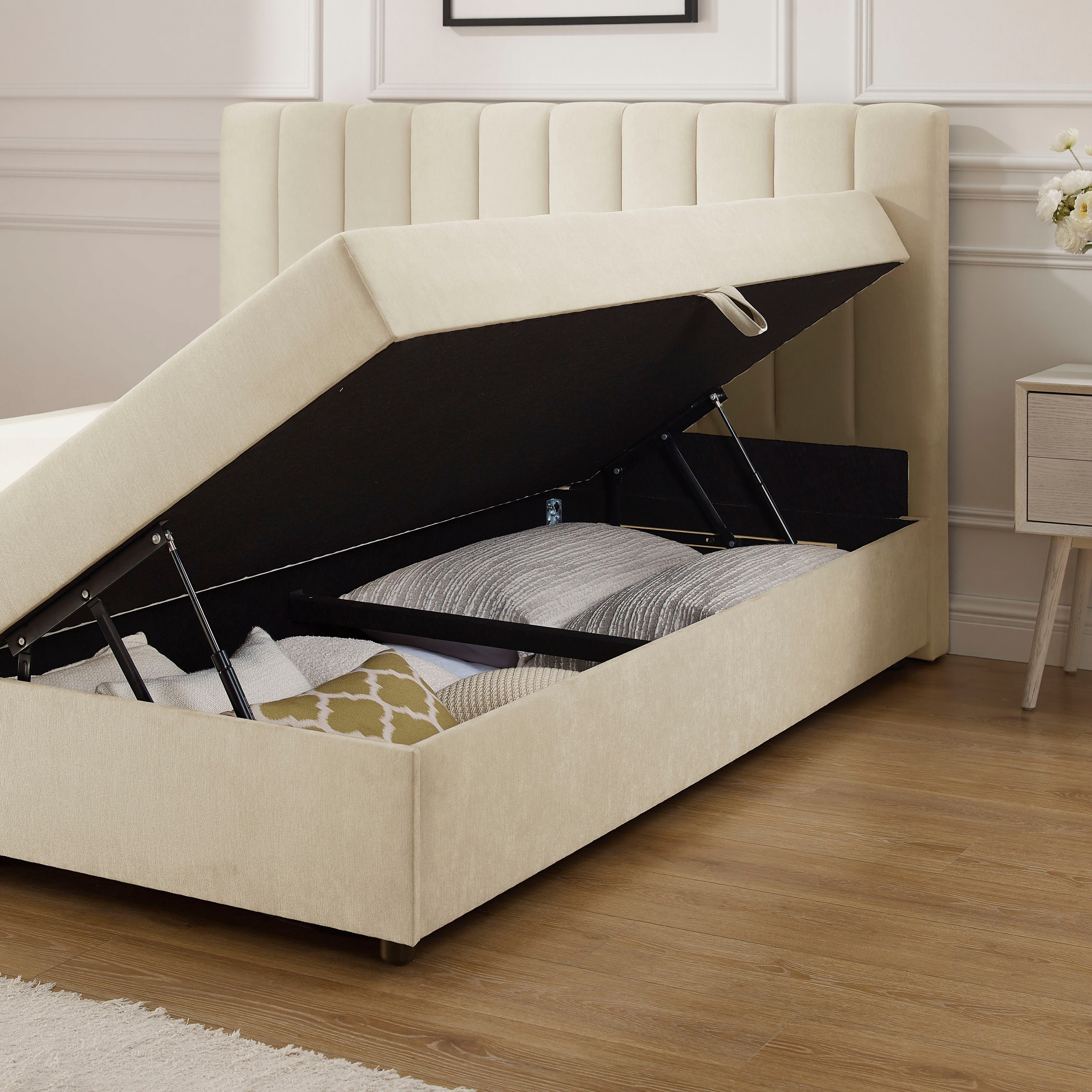 OTTO home Boxbett »Haileyy inkl. Bettkasten und Topper, Liegefläche 180x200cm« erhältlich in der Größe 180x200 cm