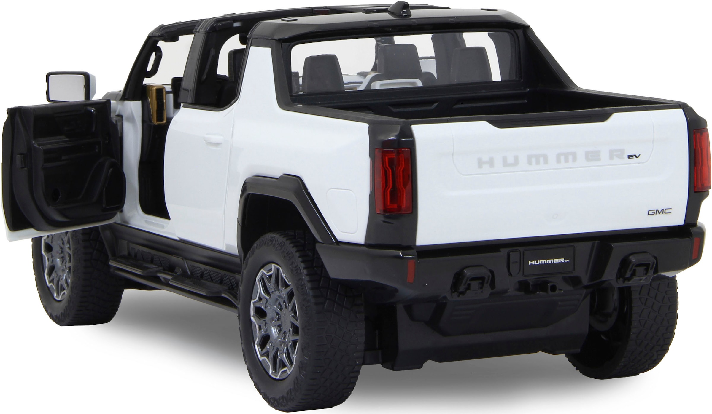 Jamara RC-Auto »Deluxe Cars, Hummer EV 1:16, weiß - 2,4 GHz«, mit LED-Lichtern