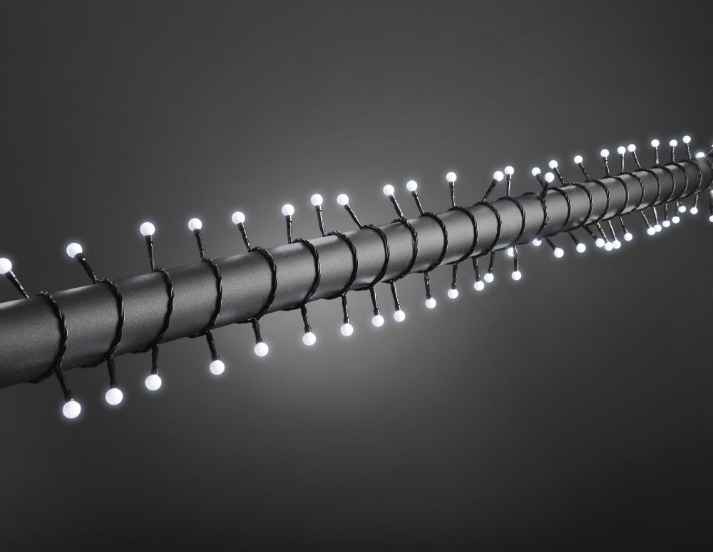 KONSTSMIDE LED-Lichterkette »Weihnachtsdeko aussen«, runde Dioden, 160 kalt  weiße Dioden online bei OTTO