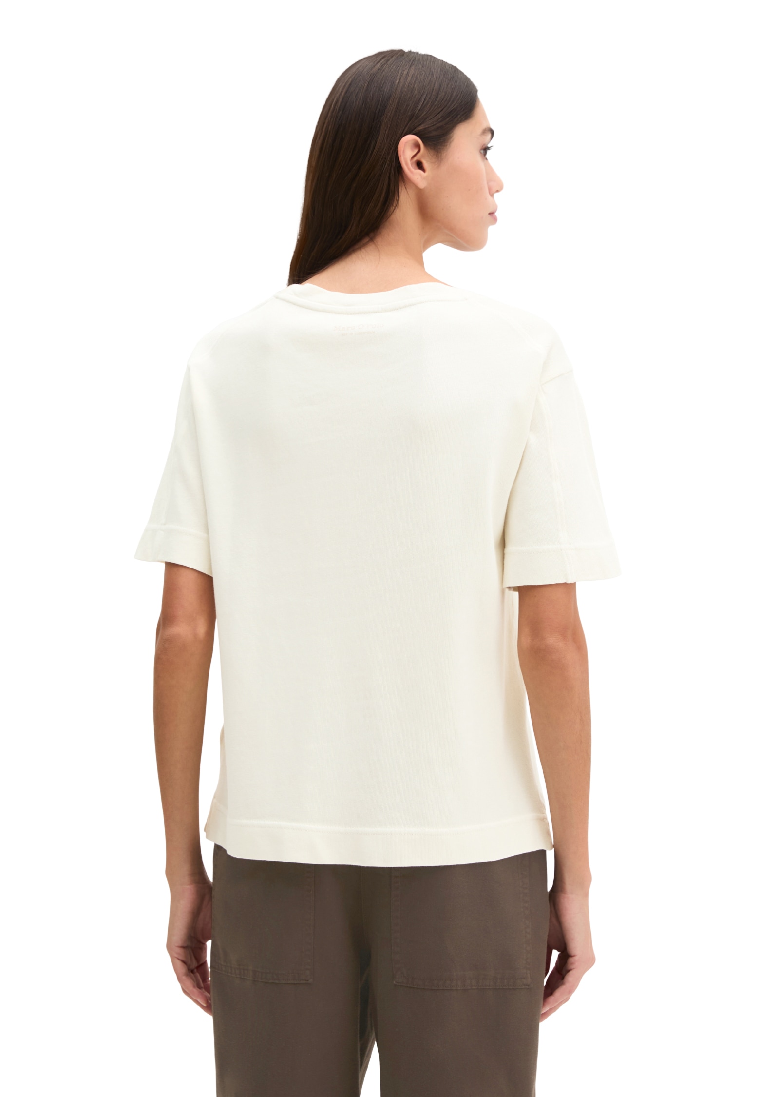 Marc O'Polo T-Shirt loose fit mit aufgesetzter Satin-Tasche