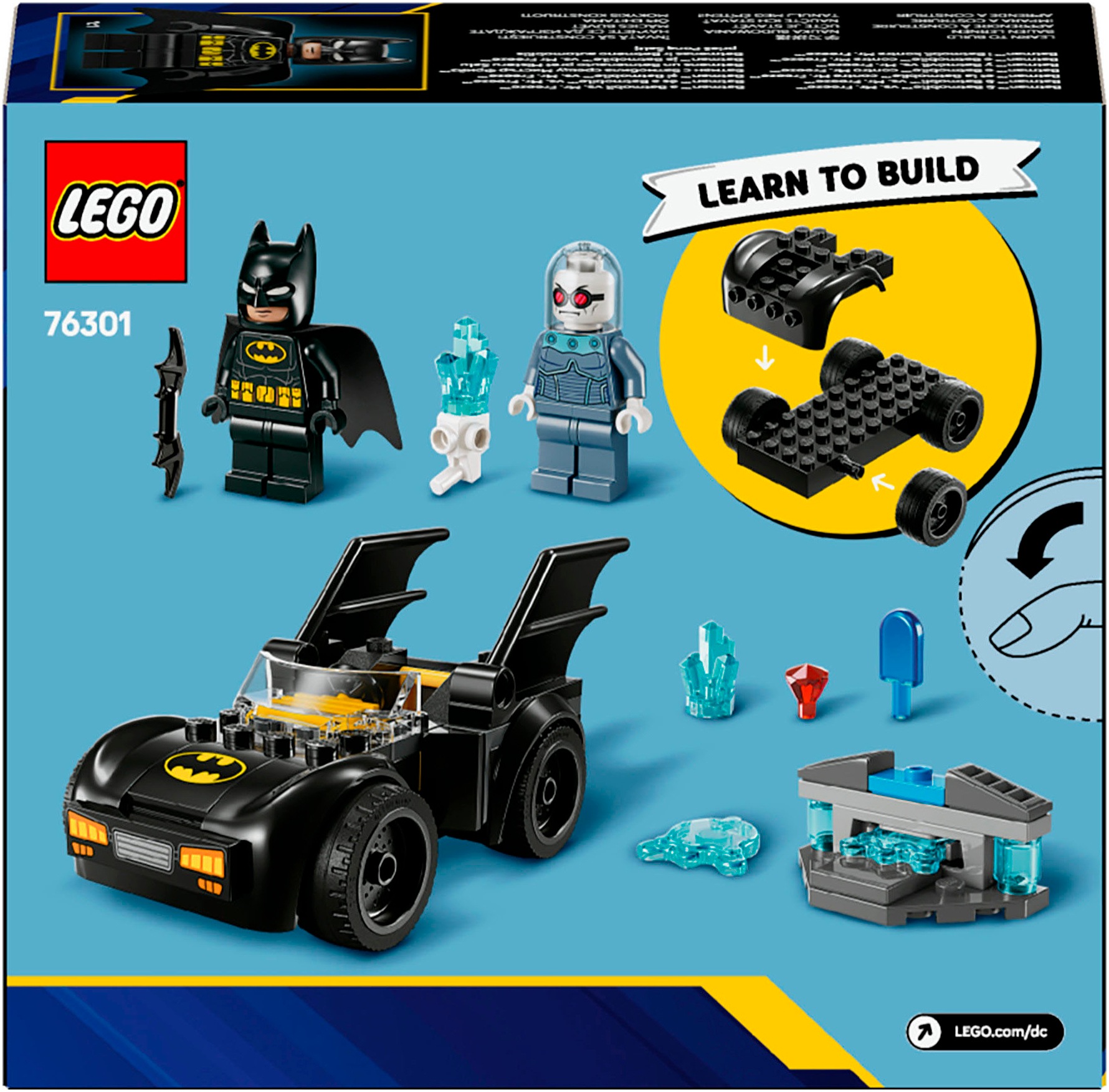 LEGO® Konstruktionsspielsteine »Batman™ & Batmobil™ vs. Mr. Freeze™ (76301), LEGO Super Heroes«, (63 St.), Made in Europe