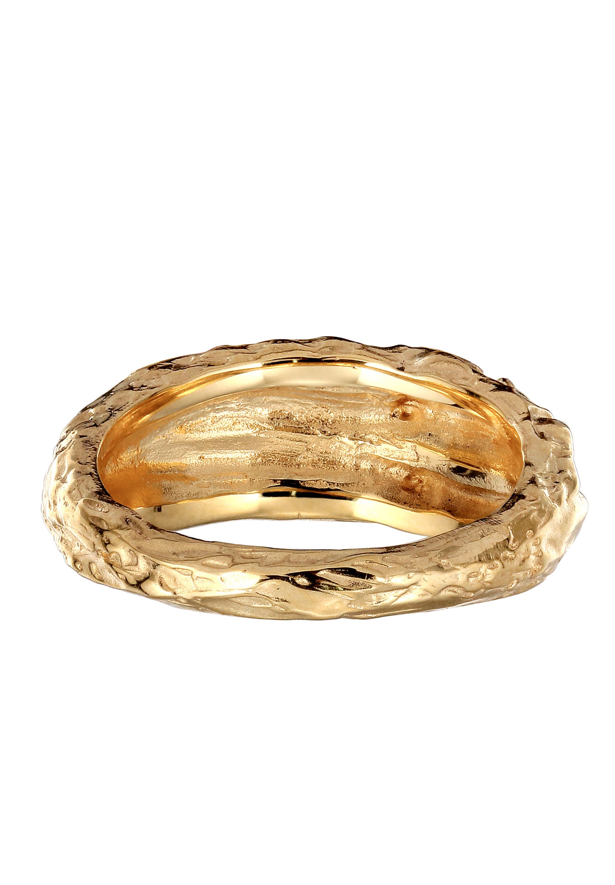 Elli Silberring »Ring Ring Organic Enamel Schwarz 925 Sterling Silber«