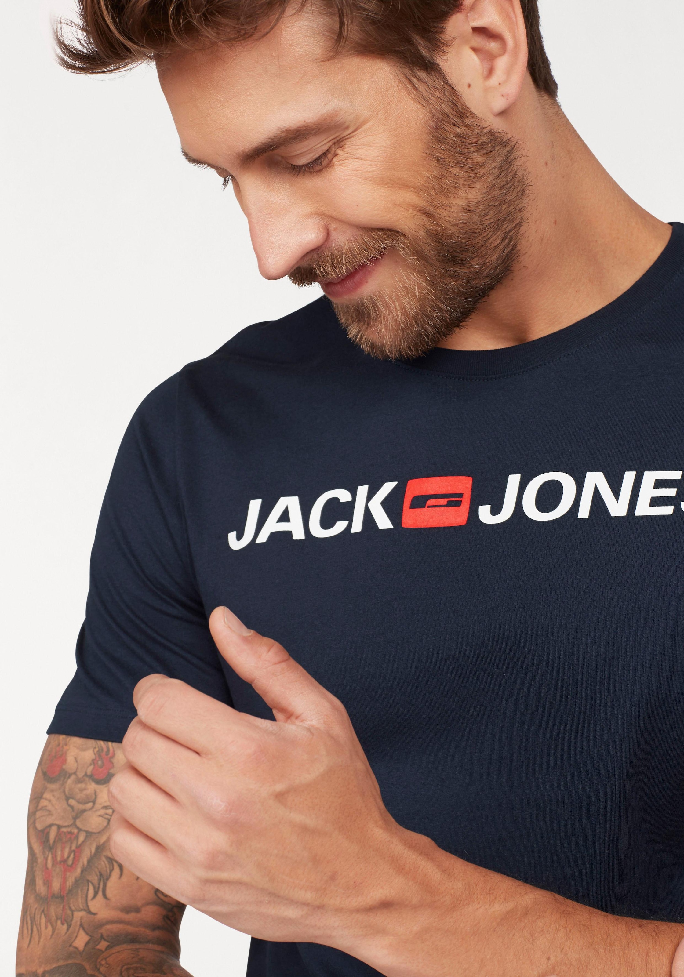 Jack & Jones T-Shirt »LOGO TEE CREW NECK«