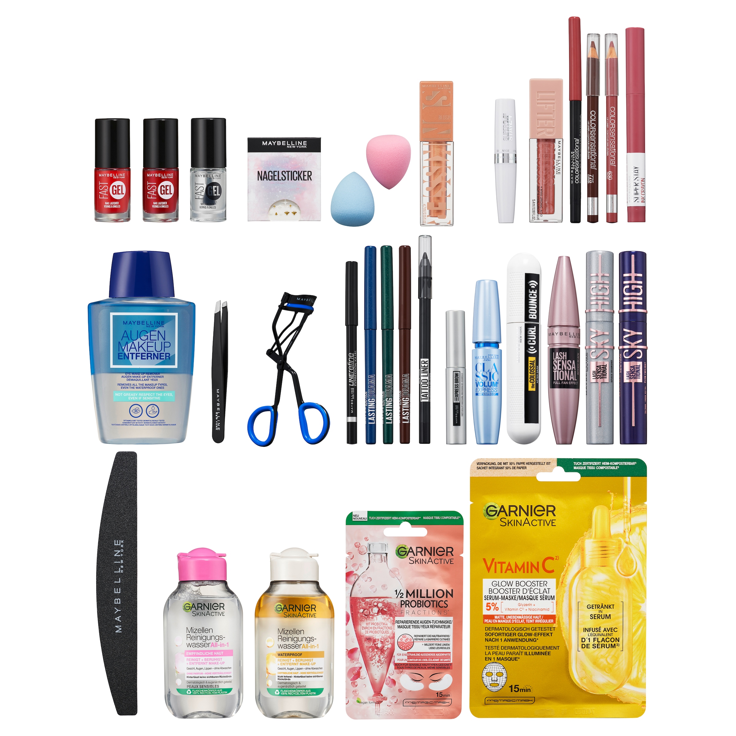 MAYBELLINE NEW YORK Kosmetik-Adventskalender »Maybelline New York Adventskalender 31-Türer 2025« ab 13 Jahren