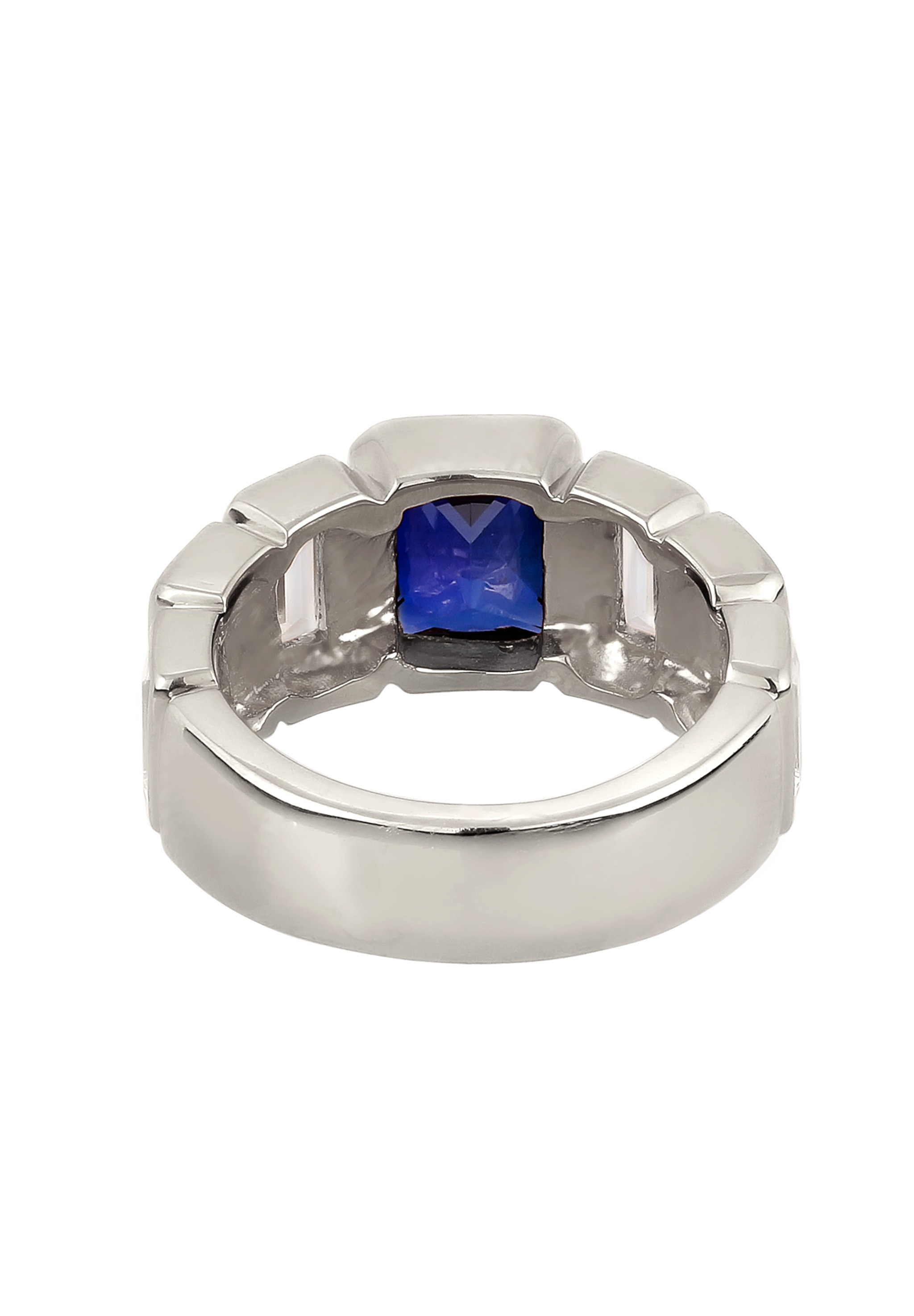 Elli Premium Silberring »Ring Topas Saphir Dunkelblau 925 Sterling Silber«