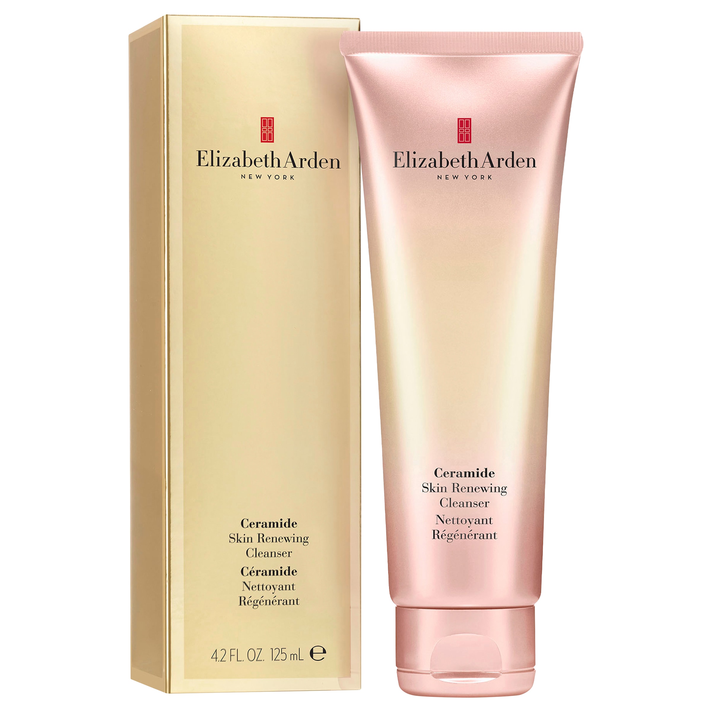 Elizabeth Arden Gesichts-Reinigungscreme »CERAMIDE SKIN RENEWING CLEANSER« für alle Hauttypen, mit Ceramid-Komplex, Gel-zu-Schaum-Textur