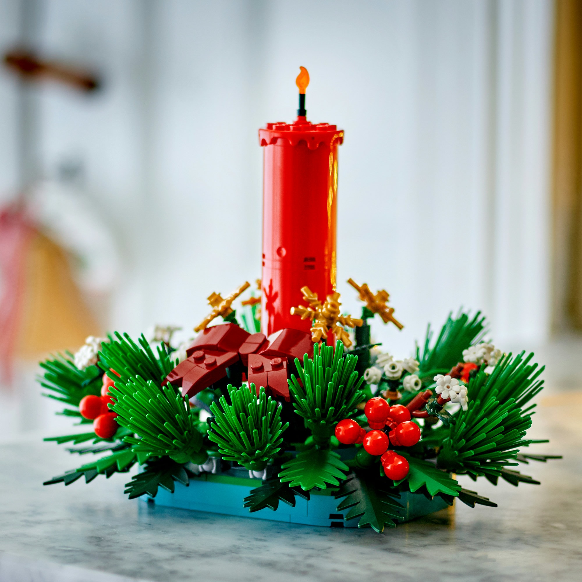 LEGO® Konstruktionsspielsteine »Weihnachtsgesteck (40743), LEGO Iconic« Made in Europe