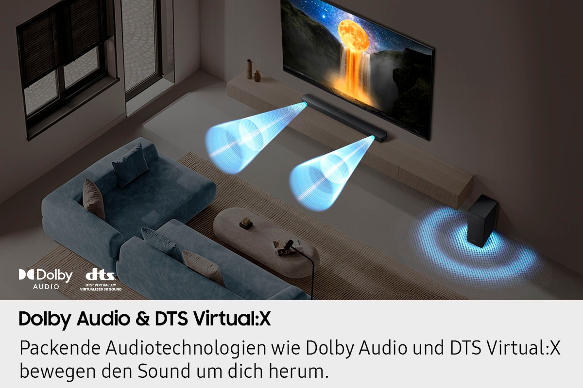 Samsung Soundbar »HW-B760GF Soundbar«, 5.1-Kanal Sound System, Dolby 5.1 Kanal, DTS Virtual:X, Adaptive Sound