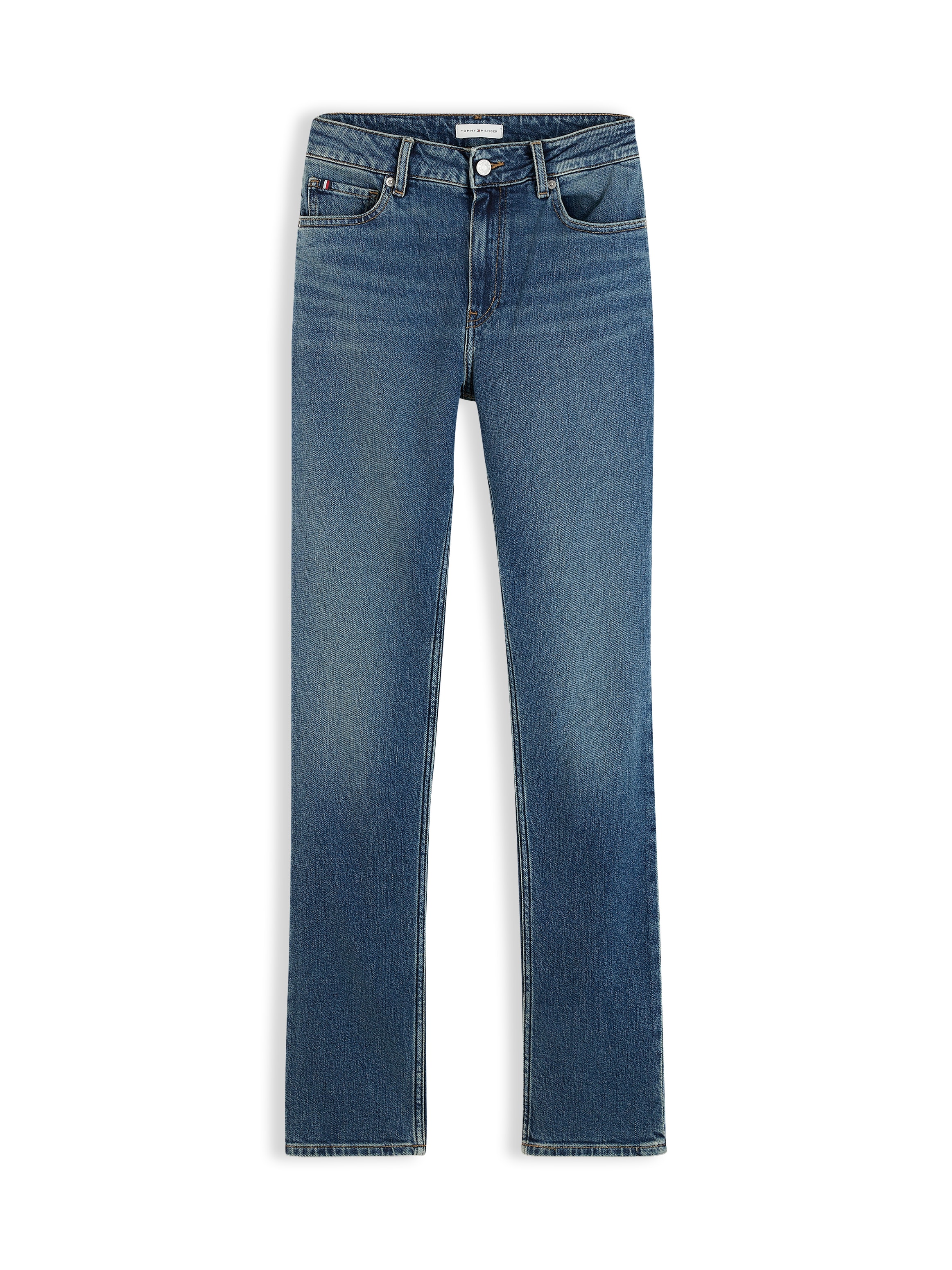 Tommy Hilfiger Slim-fit-Jeans »HARLOW MID RISE SLIM ESSENTIAL« Baumwollmischung, slim fit, mid waist