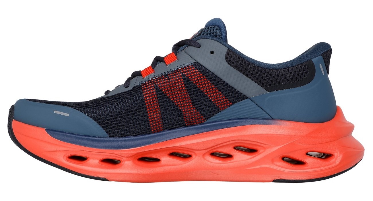 Skechers Slip-On Sneaker »MAX CUSHIONING GLIDE-STEP«, Slipper, Schlupfschuh, für Maschinenwäsche geeignet, schmale Form