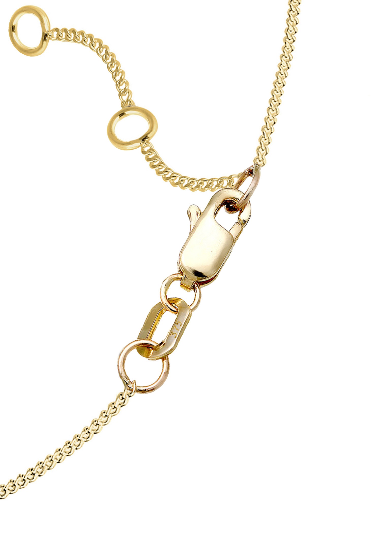 Elli Premium Silberkette »Halskette Kinder Engel Taufe Kommunion Talisman 375 Gelbgold«