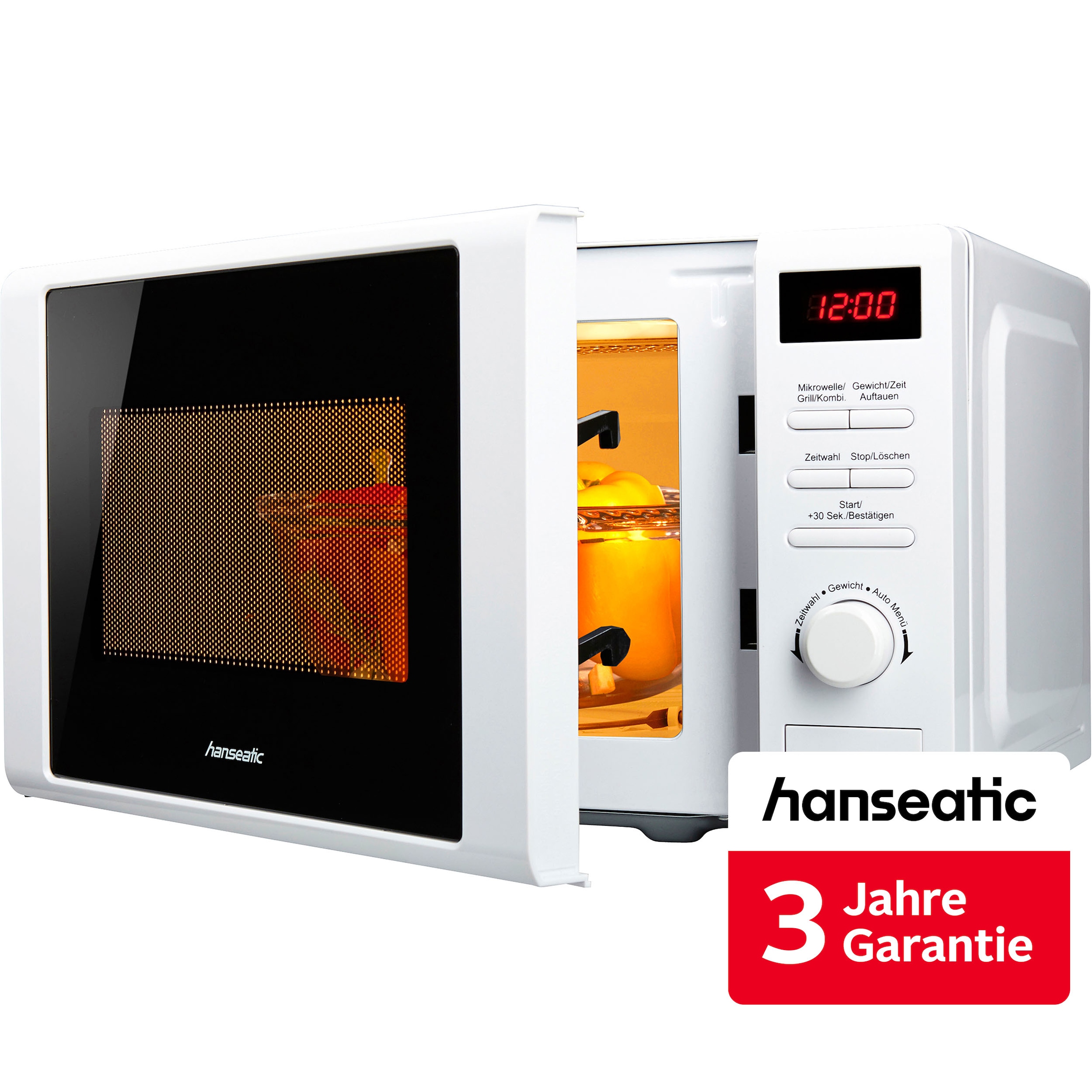 Hanseatic Mikrowelle »819021« Grill | Mikrowelle 700 W inkl. 3 Jahre Herstellergarantie