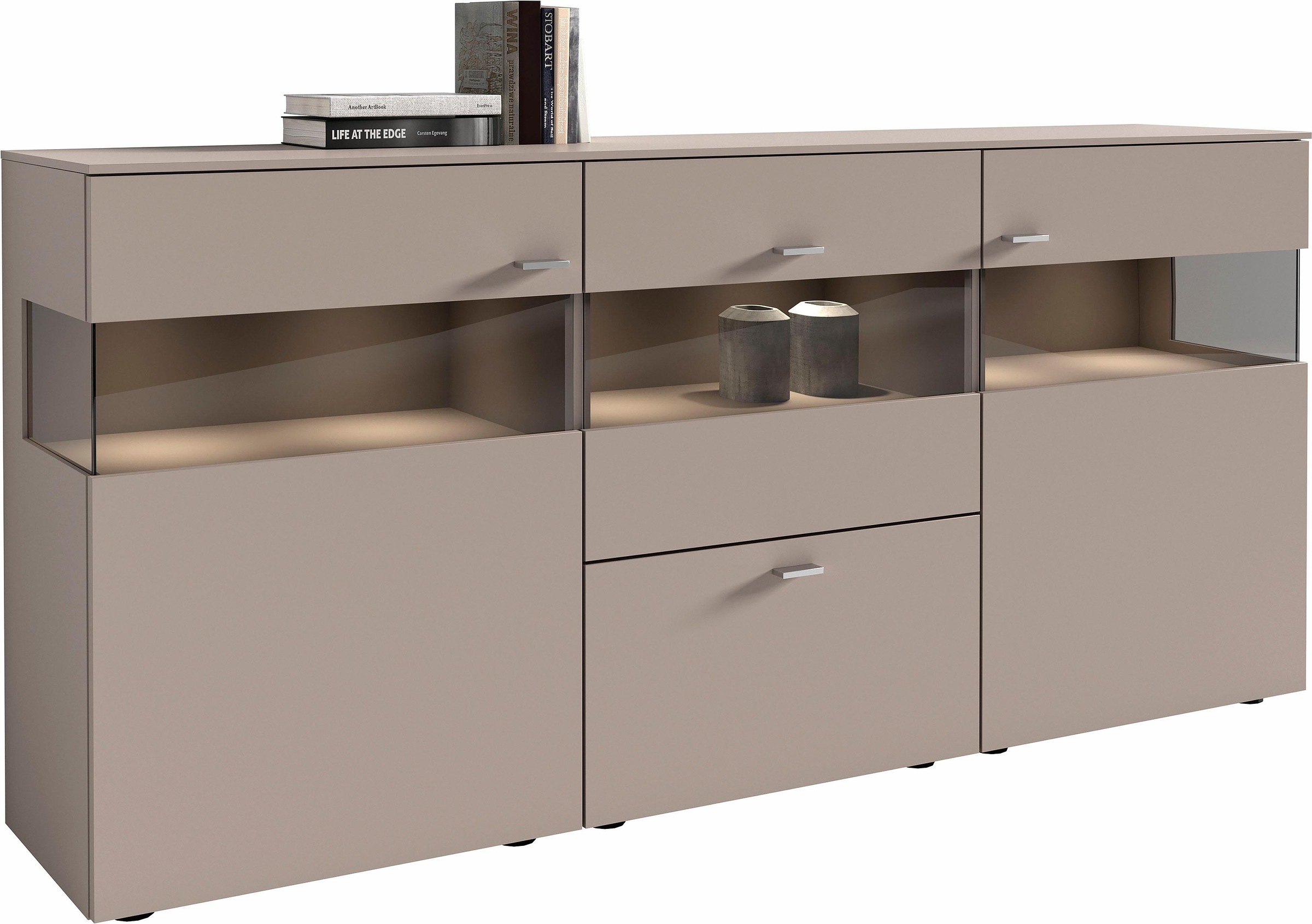 GWINNER Sideboard »ANZIO AI41«, Türanschlag wählbar, wahlweise mit Beleuchtung und... kaufen