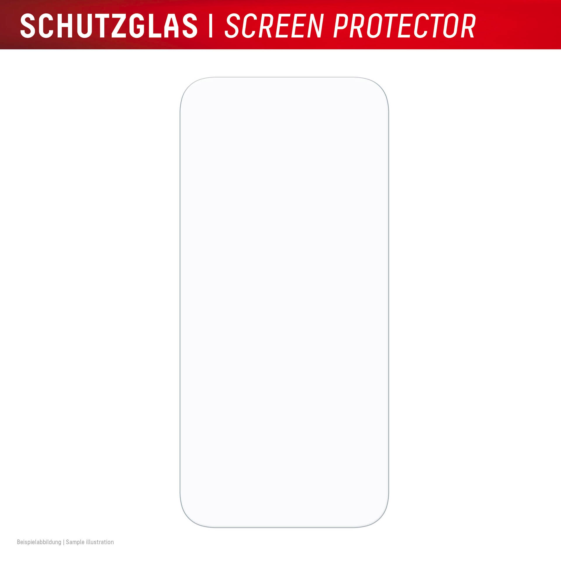 Displex Displayschutzglas »Real Glass Screen Protection + Case«, für Apple iPhone 16 Pro Max, Displayschutzfolie, Schutzfolie, Bildschirmschutz, kratz- & stoßfest