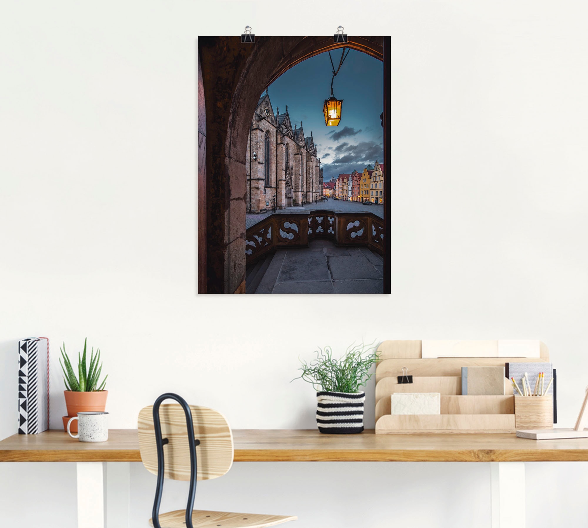 Artland Wandbild »Osnabrück Marktplatz«, Deutschland, (1 St.), als Alubild, Outdoorbild, Poster in verschied. Größen