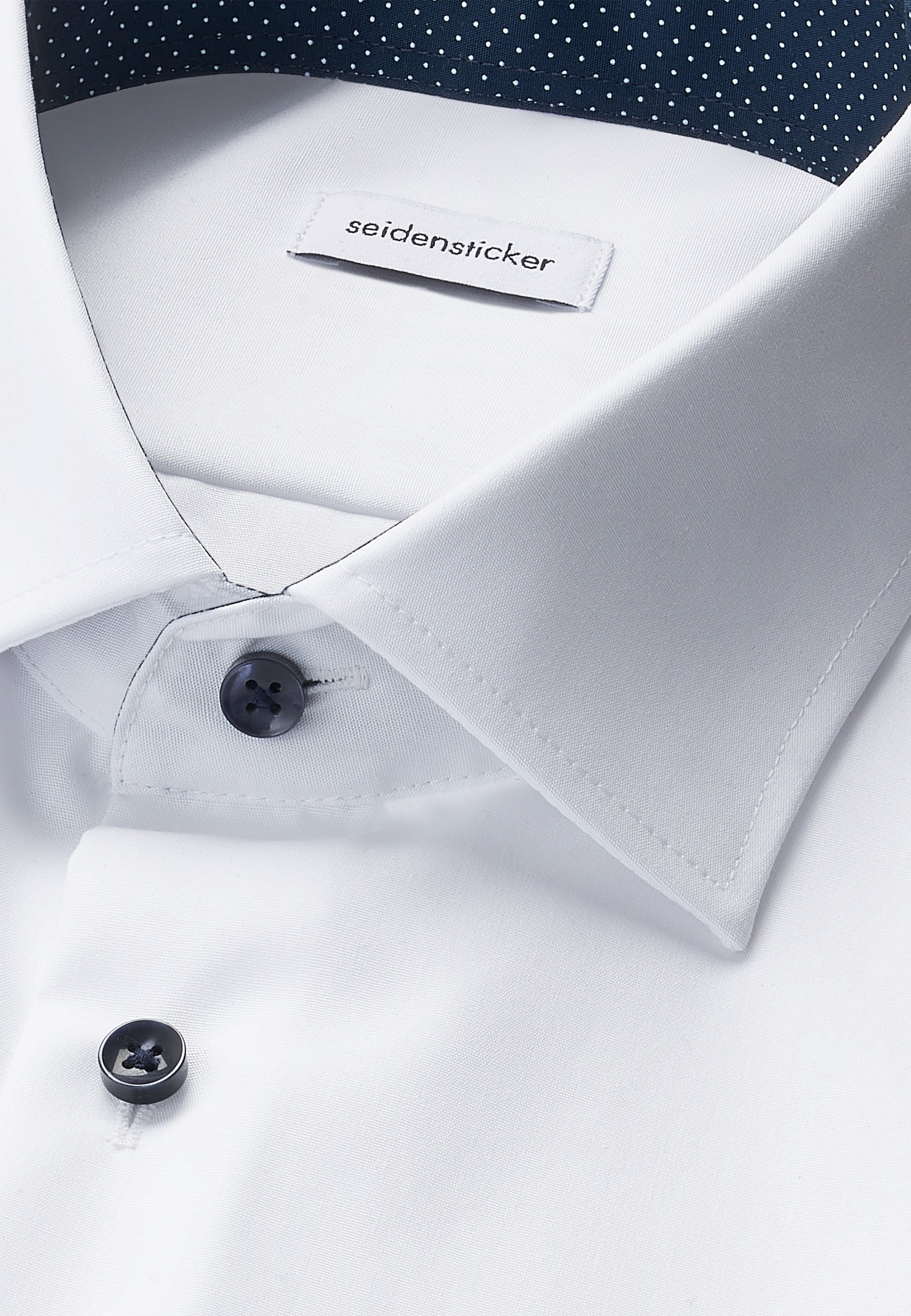 seidensticker Businesshemd »Schwarze Rose« Regular 1/1 Kentkragen Uni