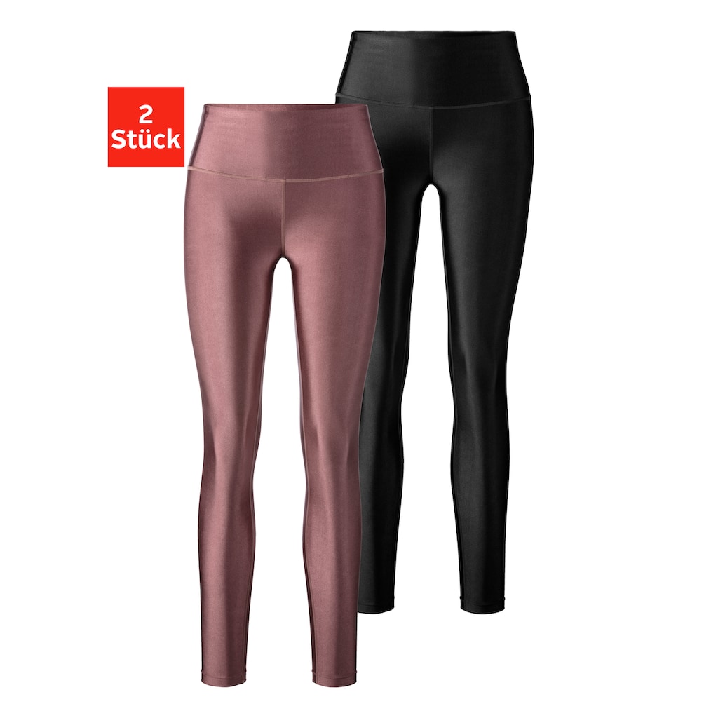 LASCANA Leggings, (2er-Pack)