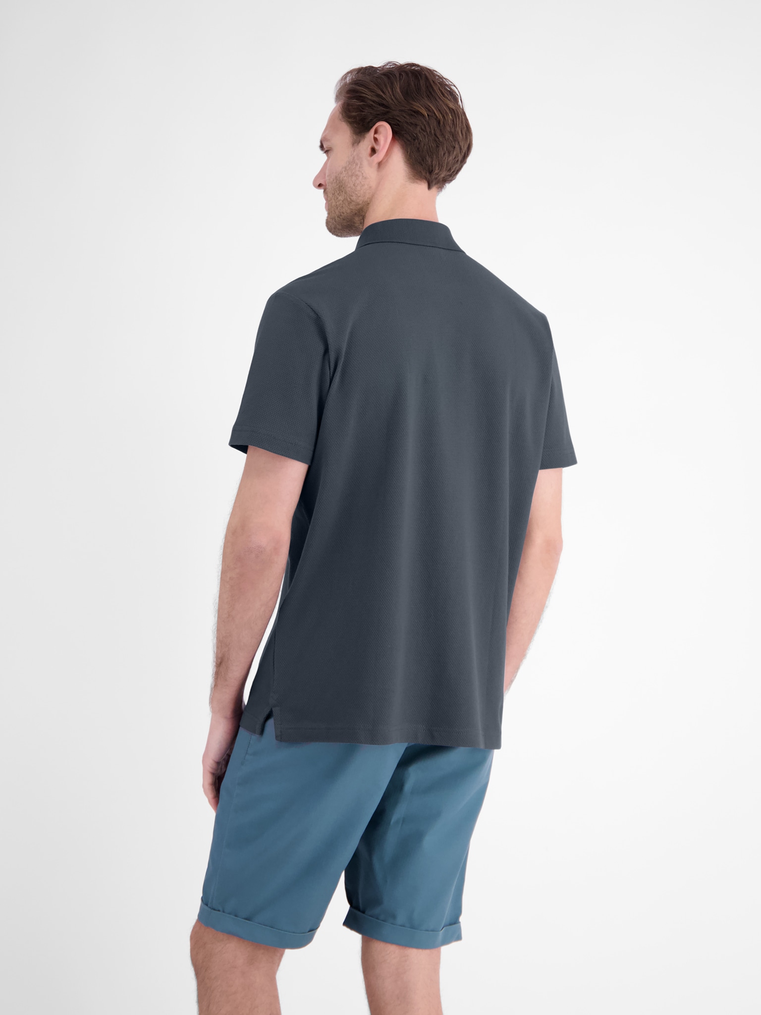 LERROS Poloshirt mit Seitenschlitzen