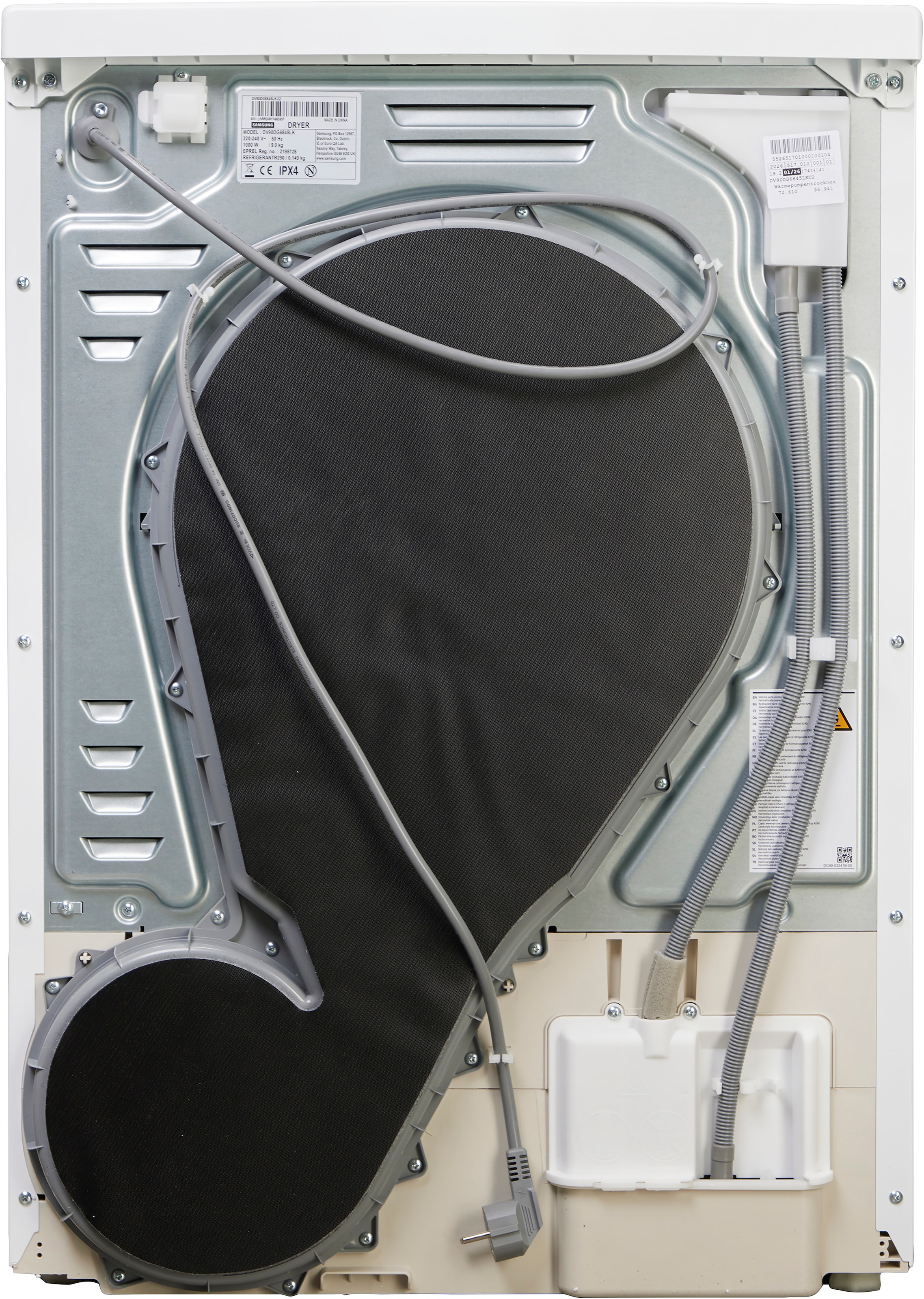 Samsung Wärmepumpentrockner »DV90DG6845(LKU2/LBU2)« DV6400D Klartext-Display - Einfache und komfortable Bedienung