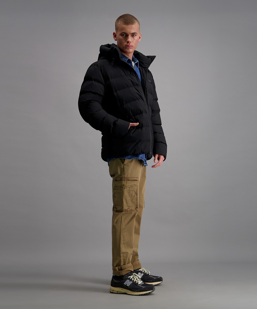 Pioneer Authentic Jeans Steppjacke, mit Kapuze, mit Kapuze