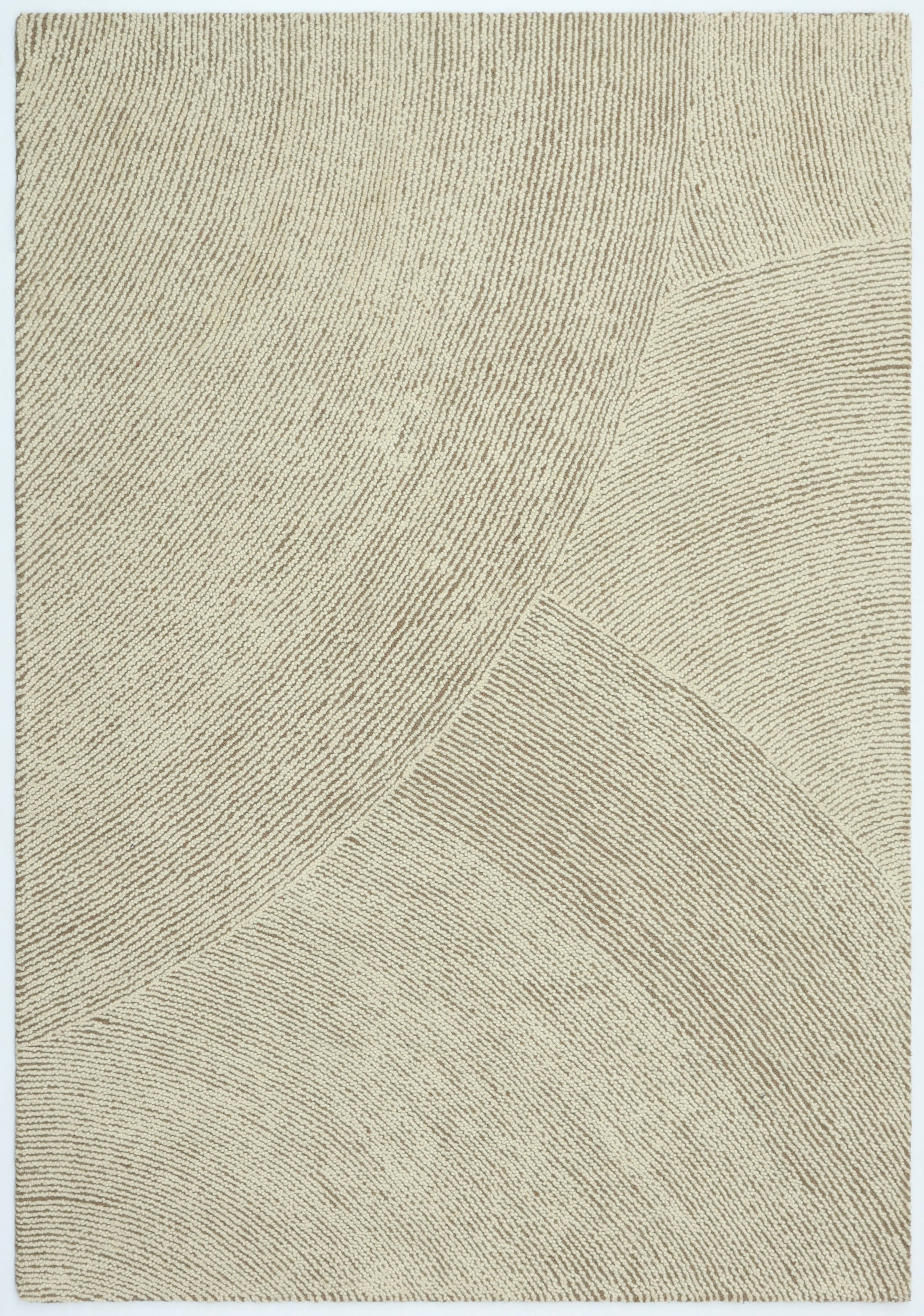 OTTO home Wollteppich »Liviaa, handgewebt, Wolle« rechteckig 18 mm Höhe Zen, Skandi, Hygge, Natur, Wohnzimmer, Schlafzimmer, Esszimmer