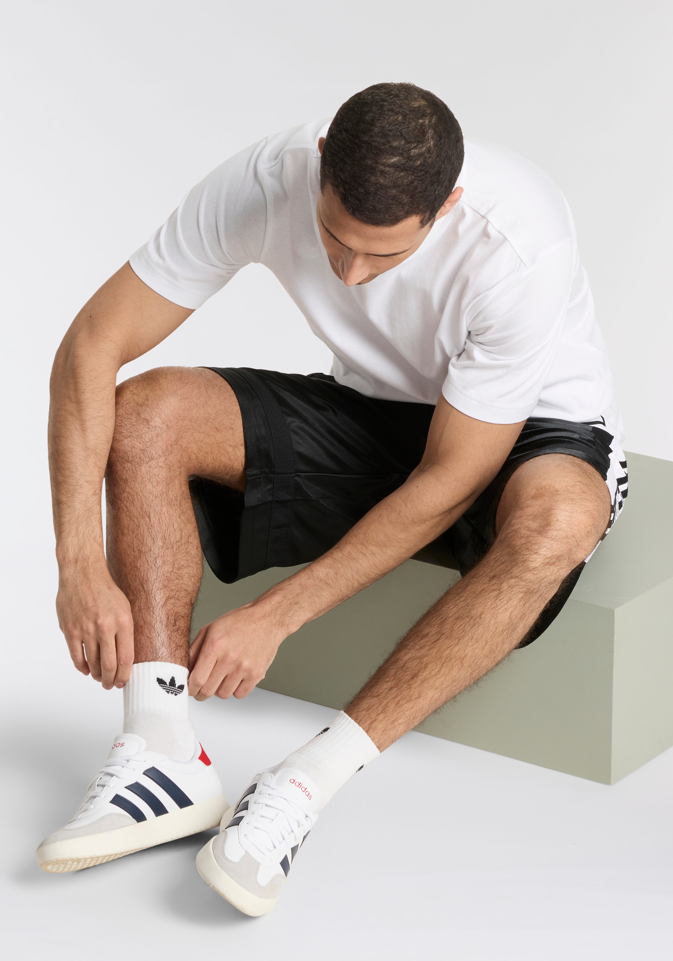 adidas Originals Sportsocken »1/4 SOCKS 6P«, (6 Paar), Knöchellange Socken im Trefoil Style, 6er Packung