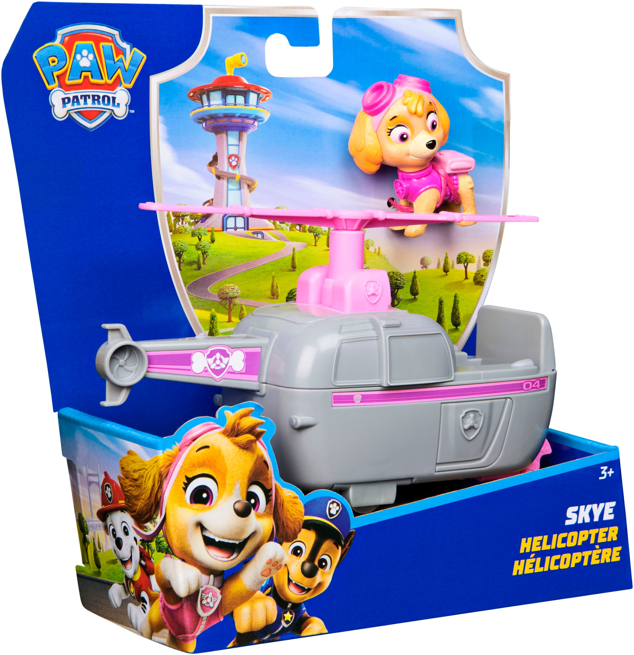 Spin Master Spielzeug-Auto »PAW Patrol, Sust. Basic Vehicle Skye«, zum Teil aus recycelten Material