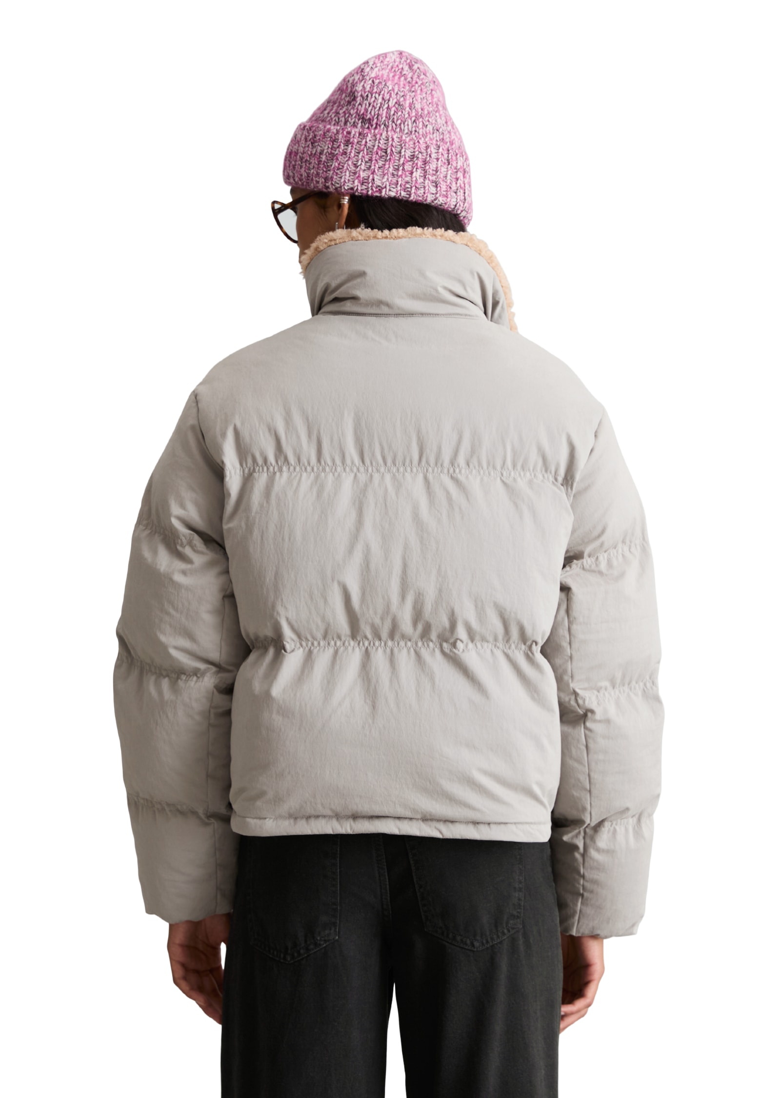 Marc O'Polo DENIM Outdoorjacke regular mit weichem Teddyplüschkragen
