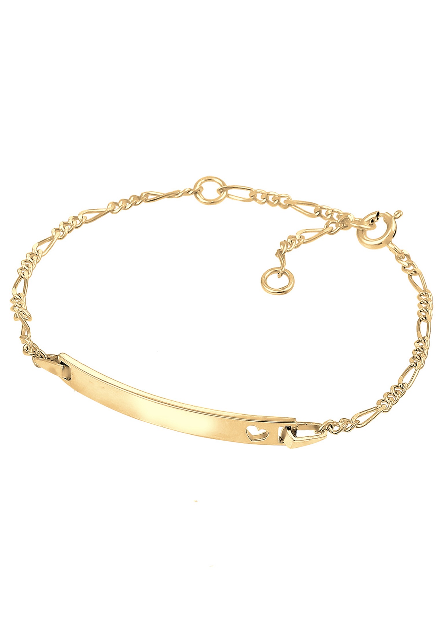 Elli Armkette »Armband Kinder Herz Geburt Namens-Band 925 Silber«