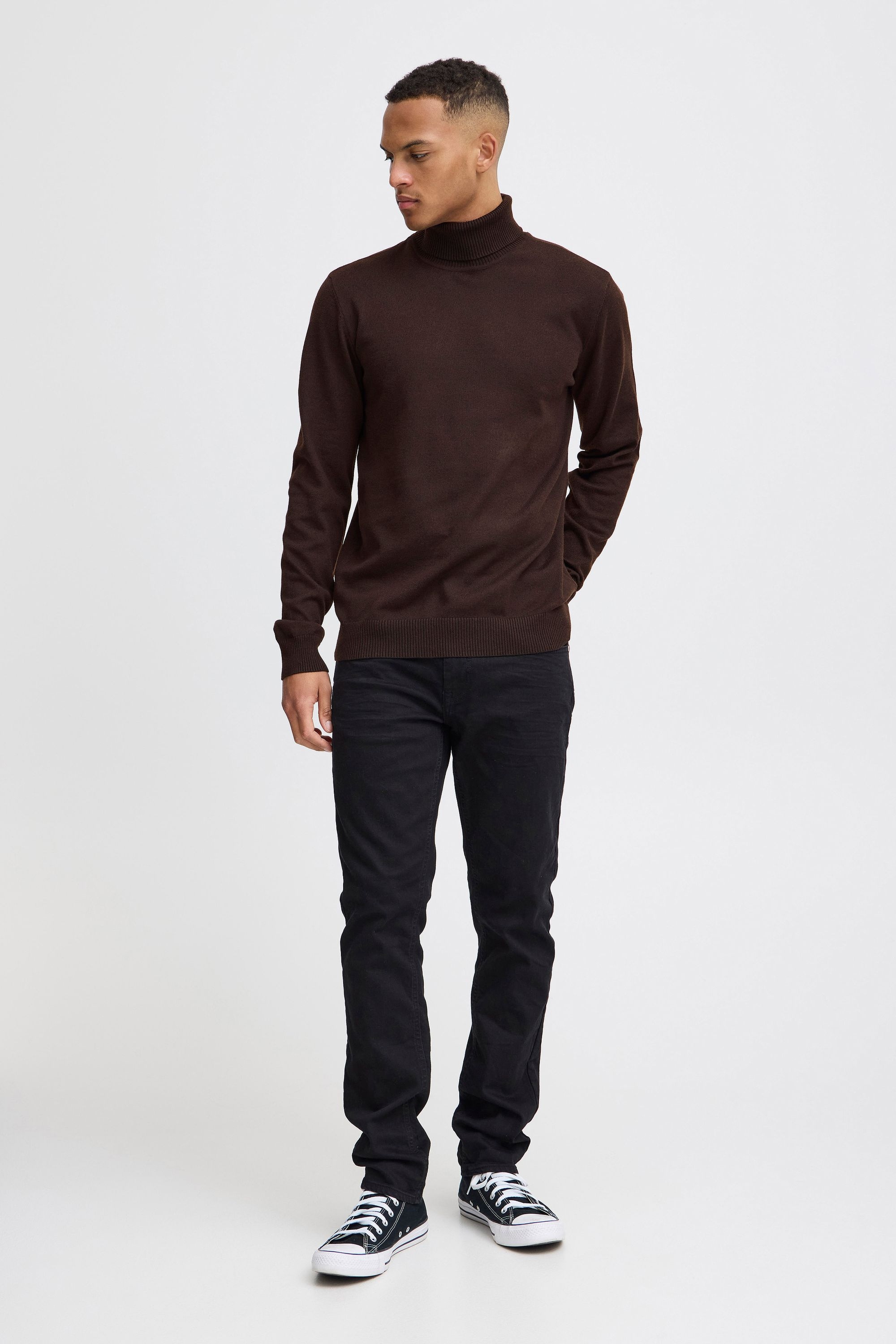 Blend Strickfleece-Pullover »Strickpullover BHBRUTON roll neck knit«