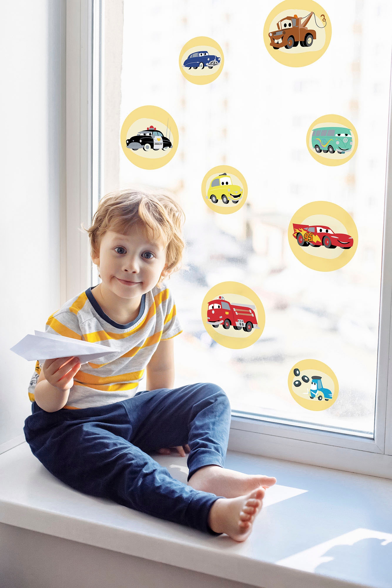 Fenstersticker »Fenstersticker - Cars Ka-Chow Bubbles  - Größe 30 x 30 cm, 2 Bogen«, 1...