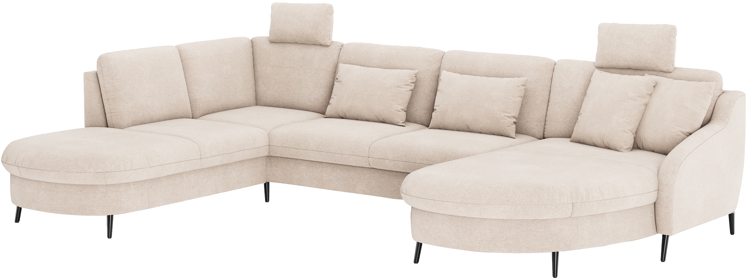 sit&more Wohnlandschaft »Soul U-Form«, wahlweise mit Bett und Bettkasten