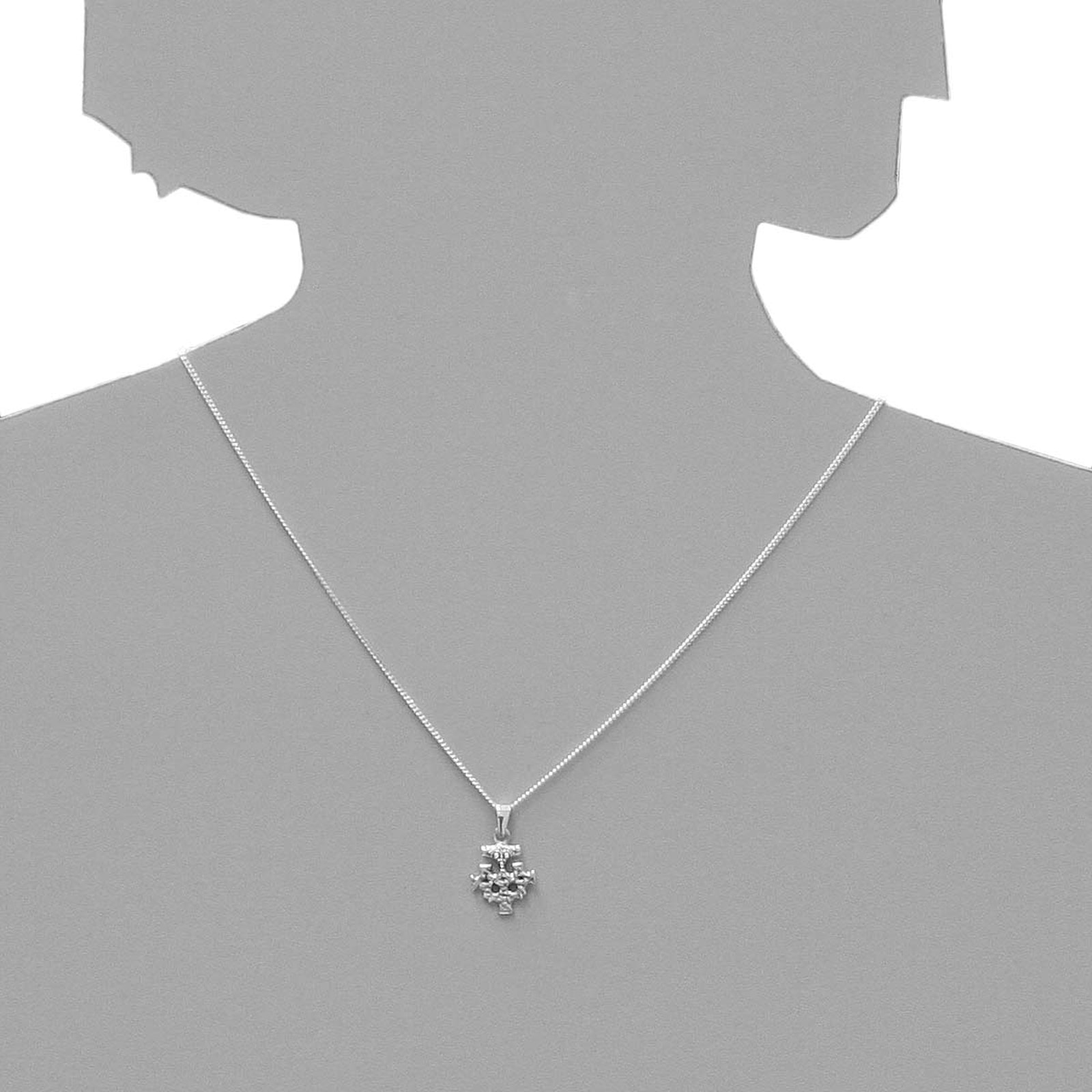 OSTSEE-SCHMUCK Kettenanhänger »- Hiddensee 15 x 13 mm - Silber 925/000 -,«