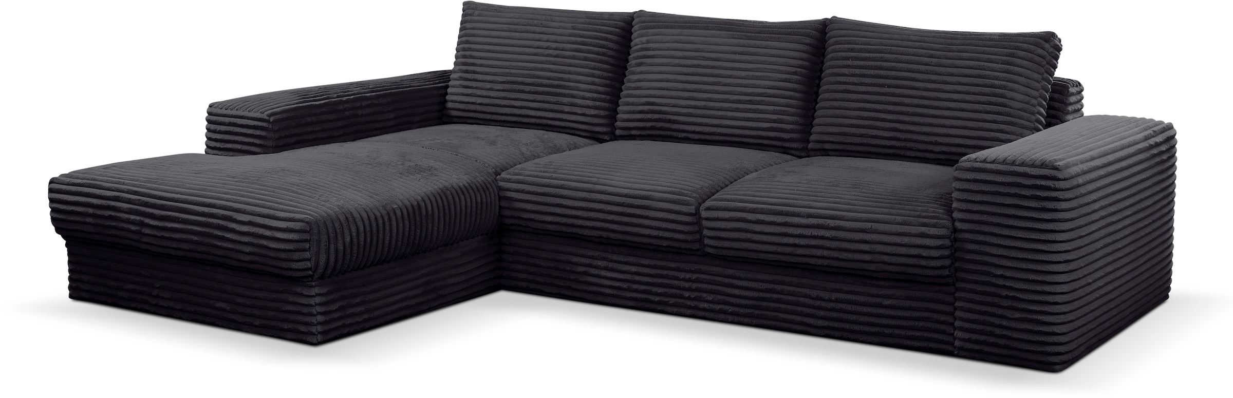 WERK2 Ecksofa Rozzana, in modischem Cord-Bezug